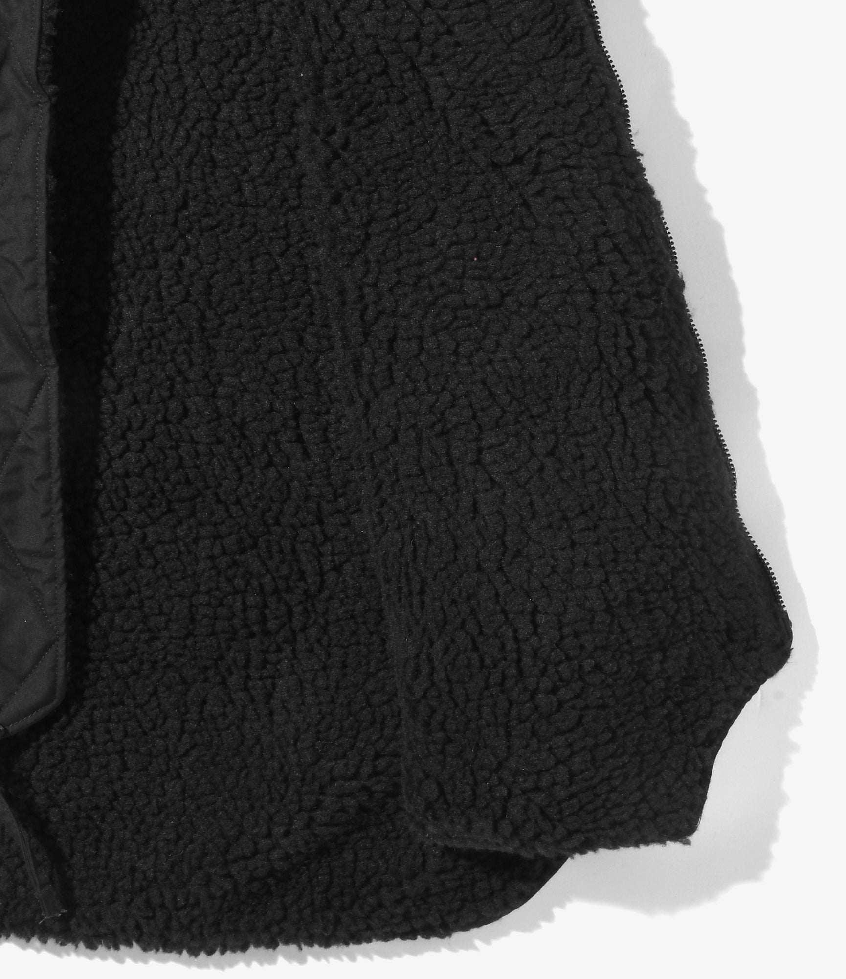 Engineered Garments LL Vest - Black PC Poplin