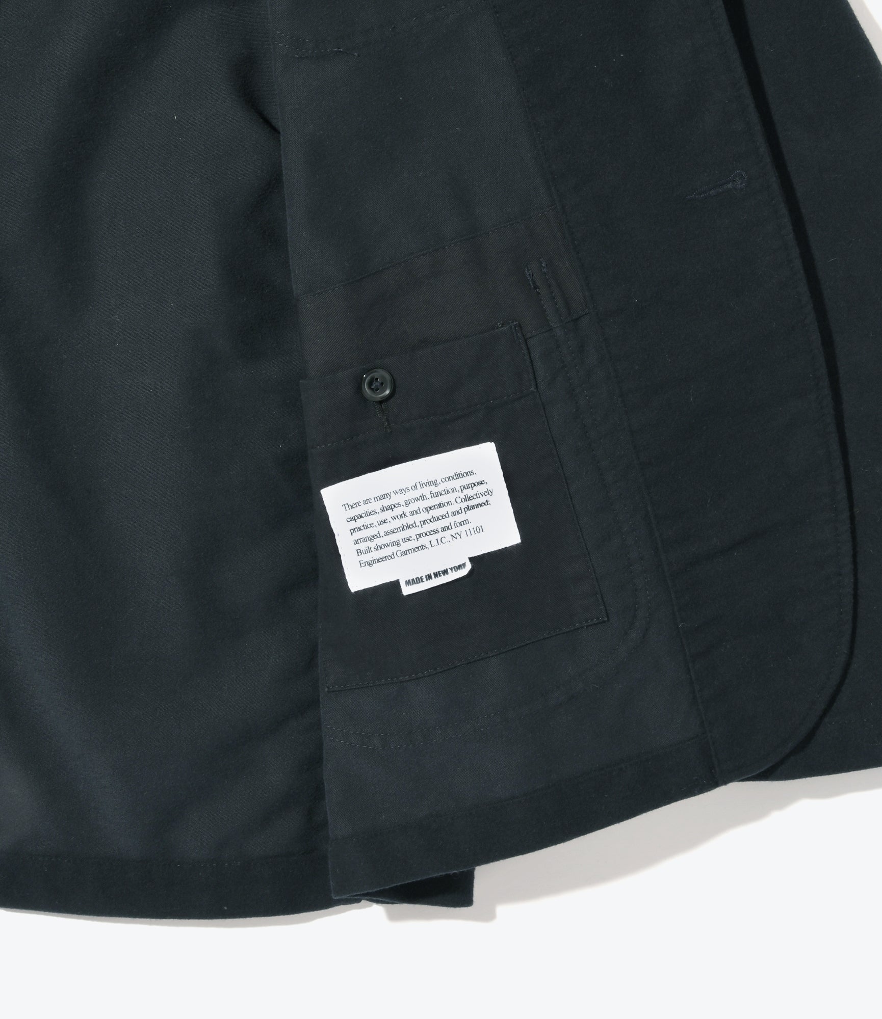Engineered Garments Bedford Jacket - Dk.Navy Cotton Moleskin
