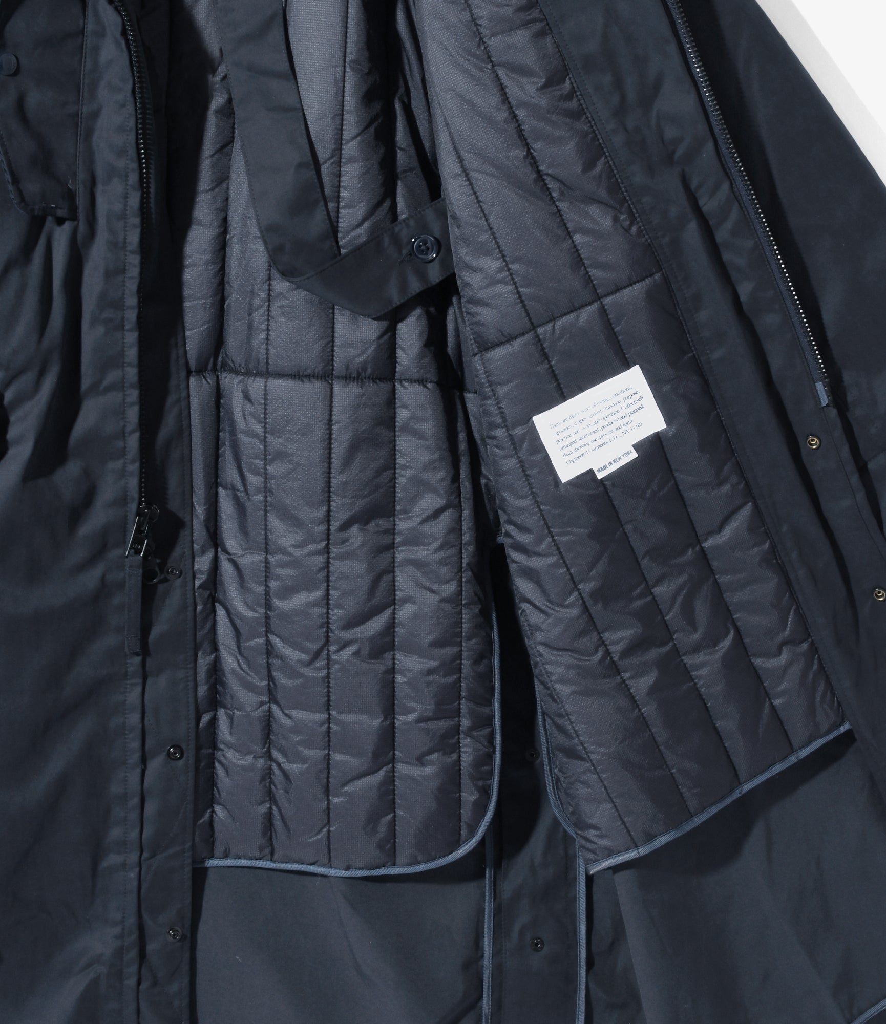Engineered Garments Storm Coat - Dk.Navy PC Coated Cloth