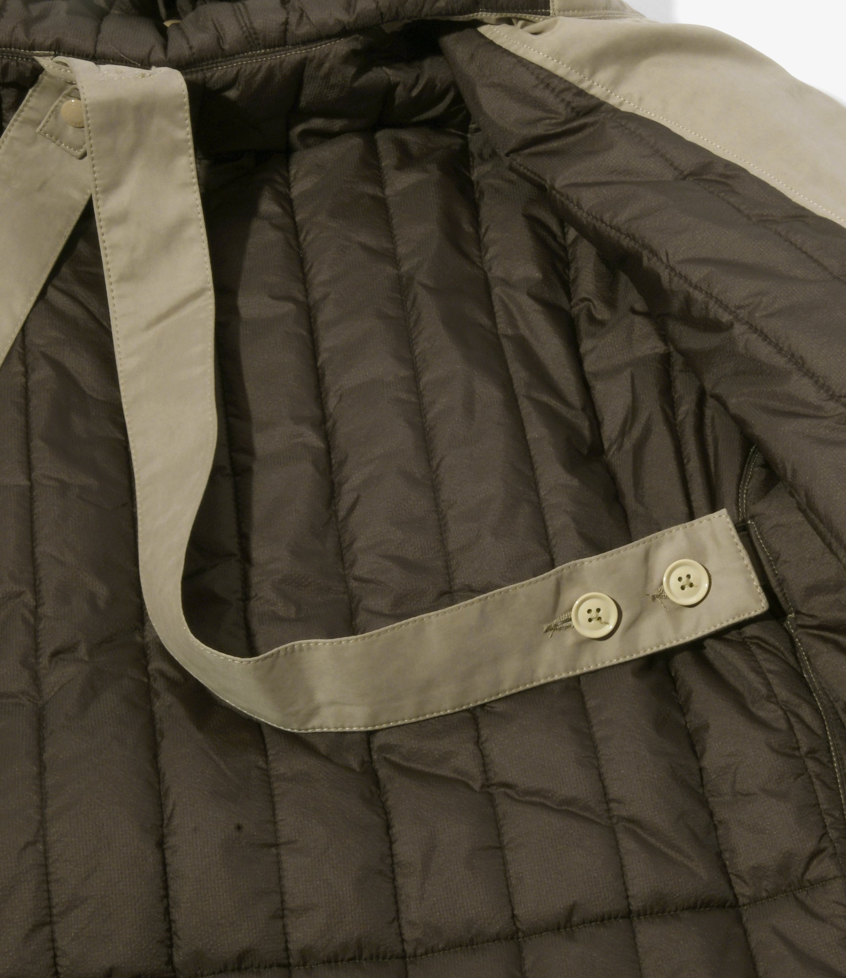 Engineered Garments Storm Coat - Khaki PC Coated Cloth