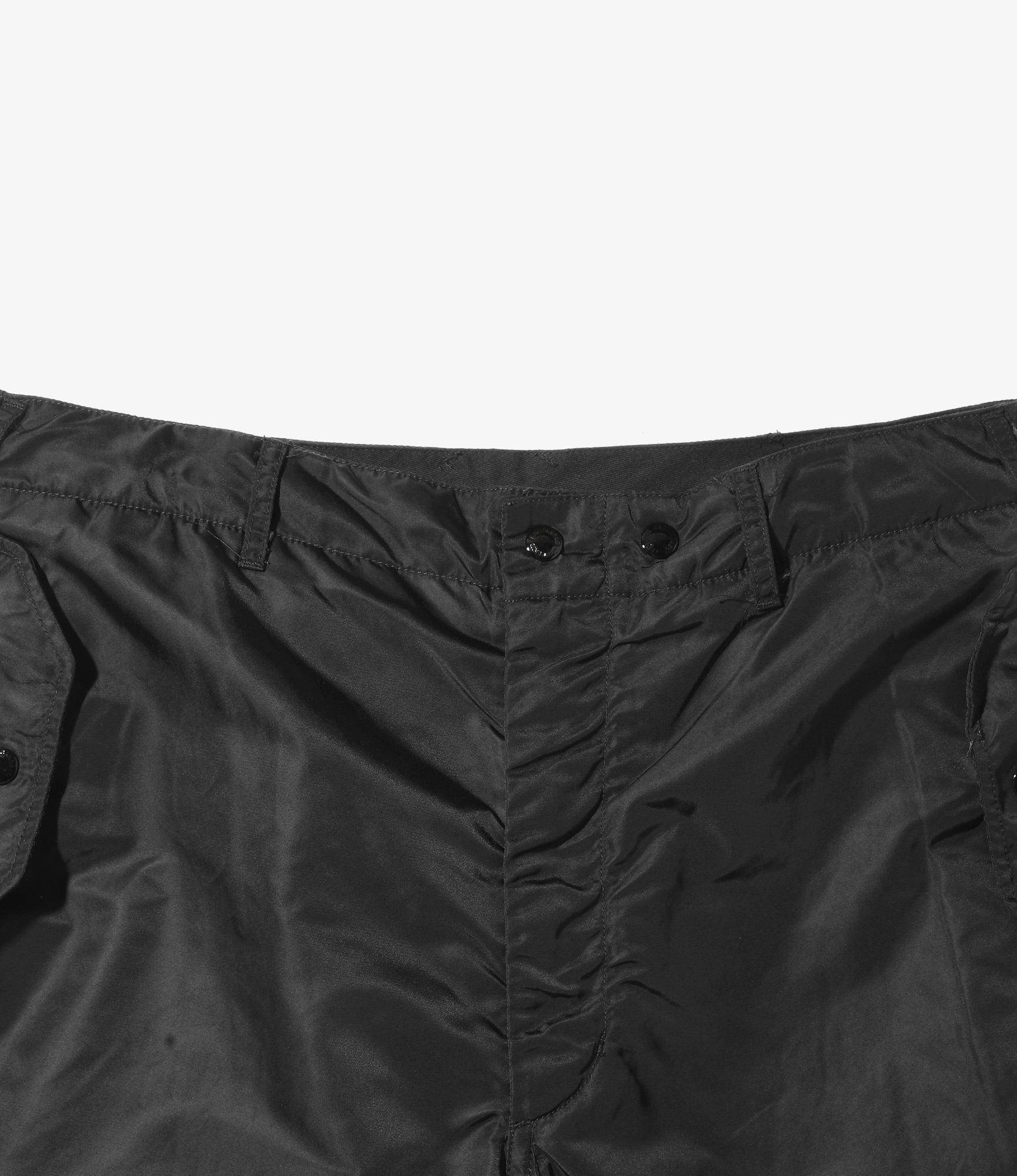 Over Pant -  Black Flight Satin Nylon