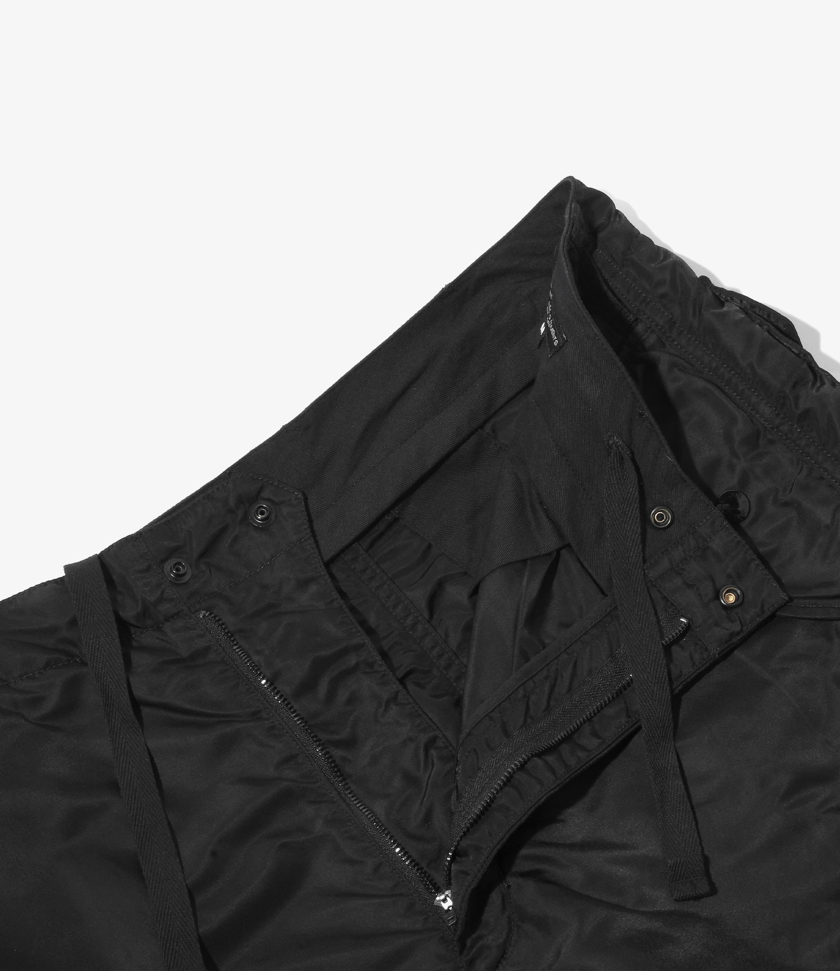 Over Pant -  Black Flight Satin Nylon