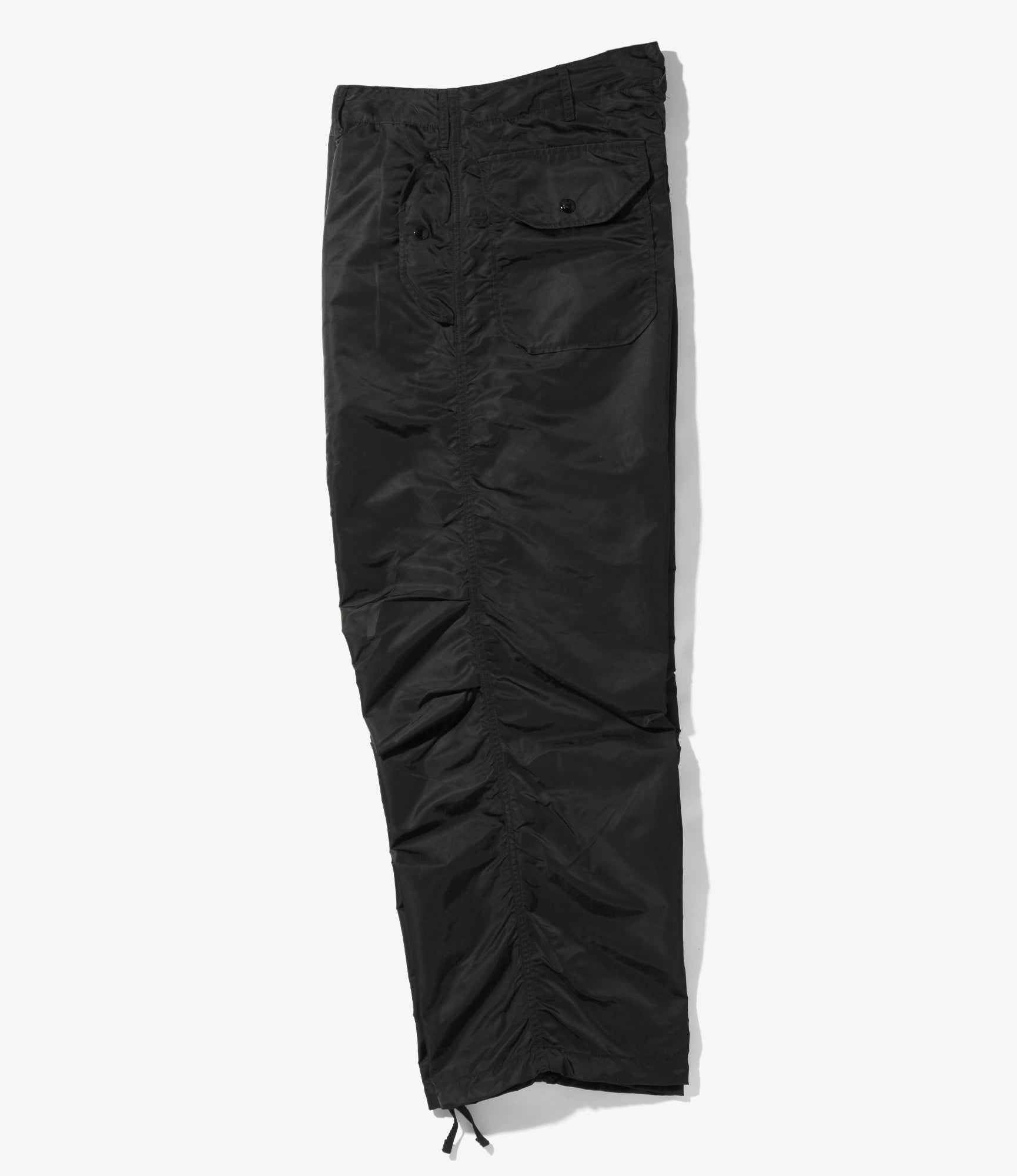Over Pant -  Black Flight Satin Nylon