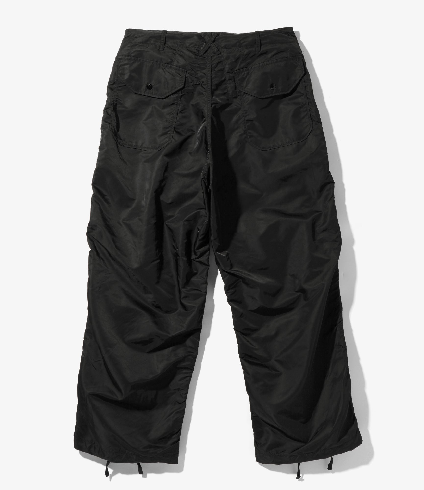 Over Pant -  Black Flight Satin Nylon