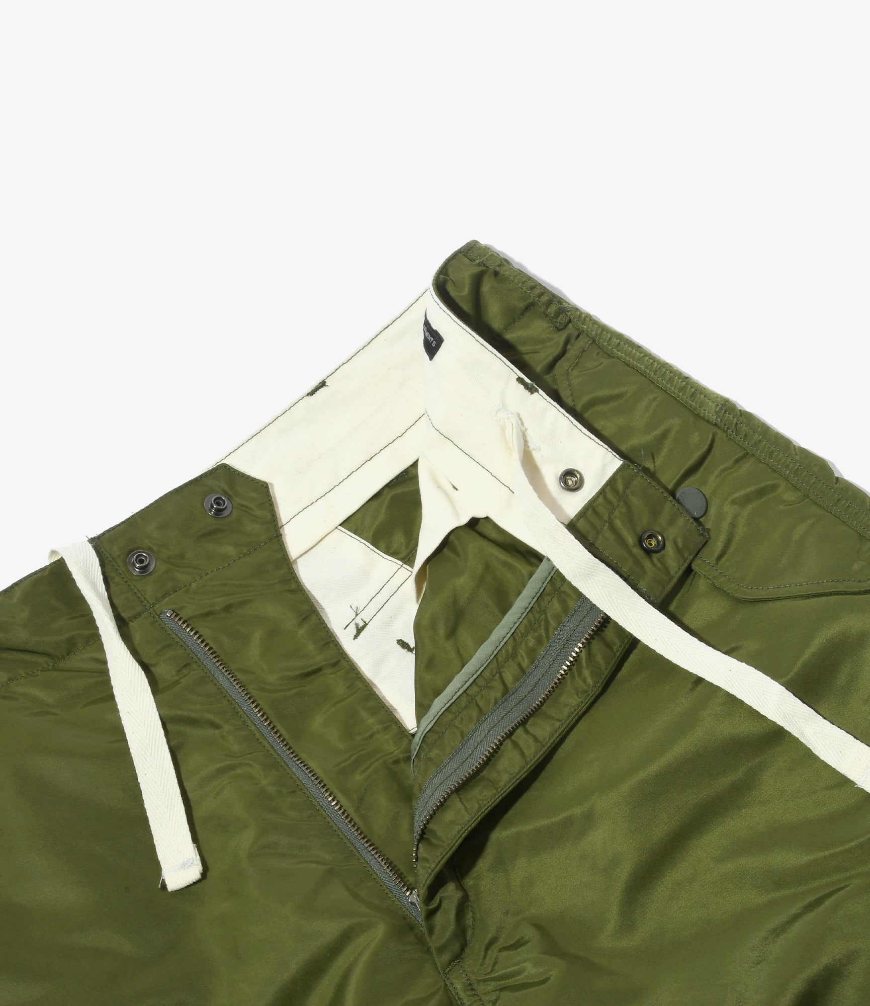Over Pant -  Olive Flight Satin Nylon