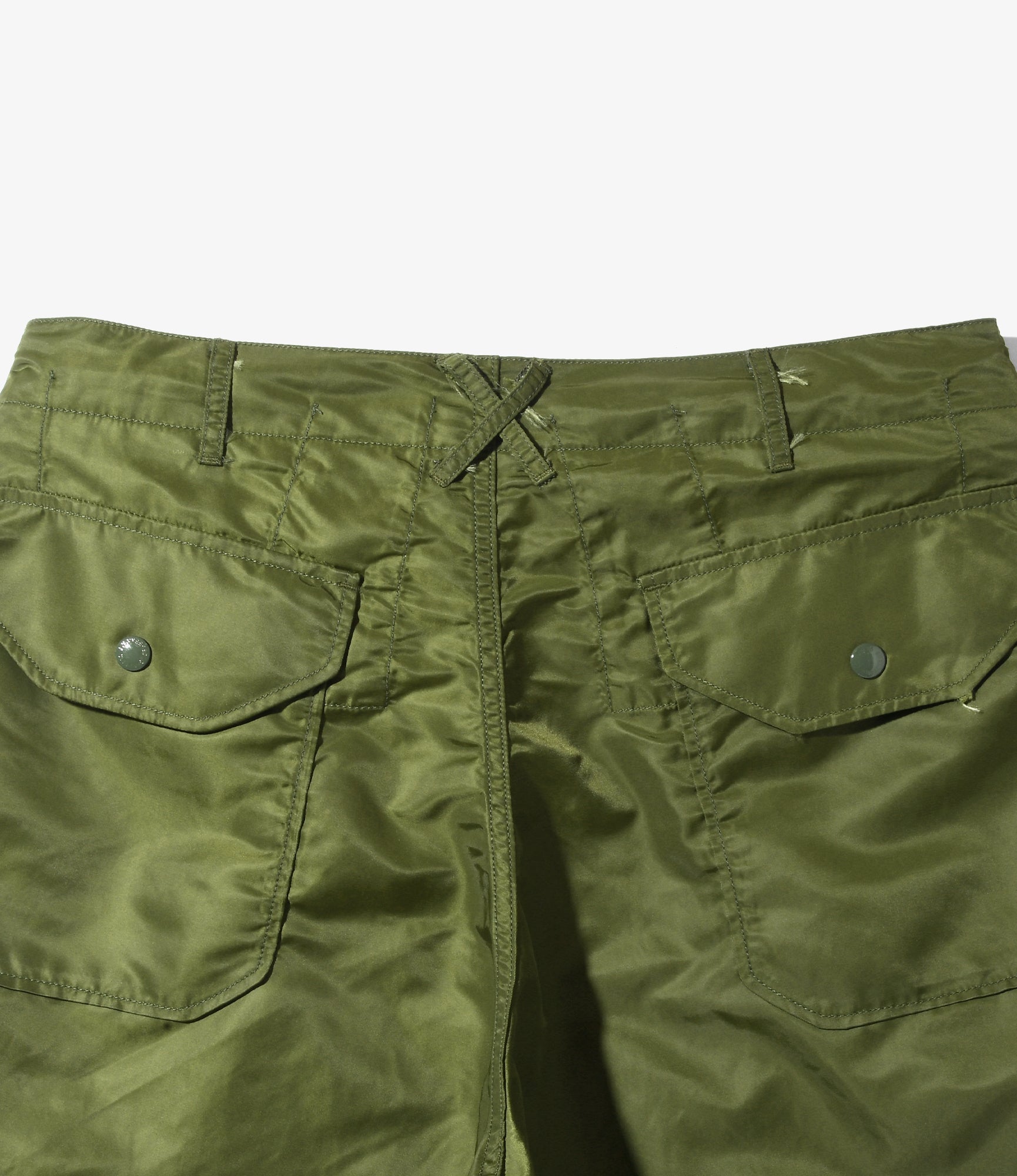 Over Pant -  Olive Flight Satin Nylon