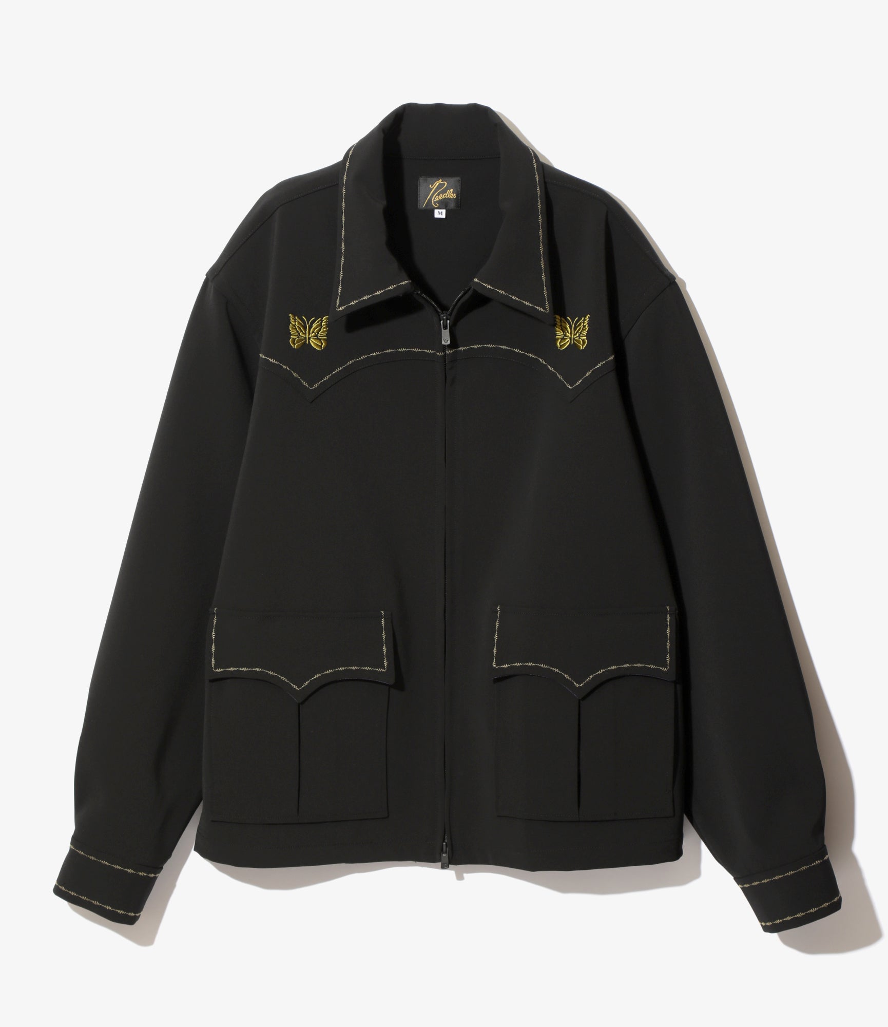 Needles Western Sport Jacket - PE/PU Double Cloth - Black