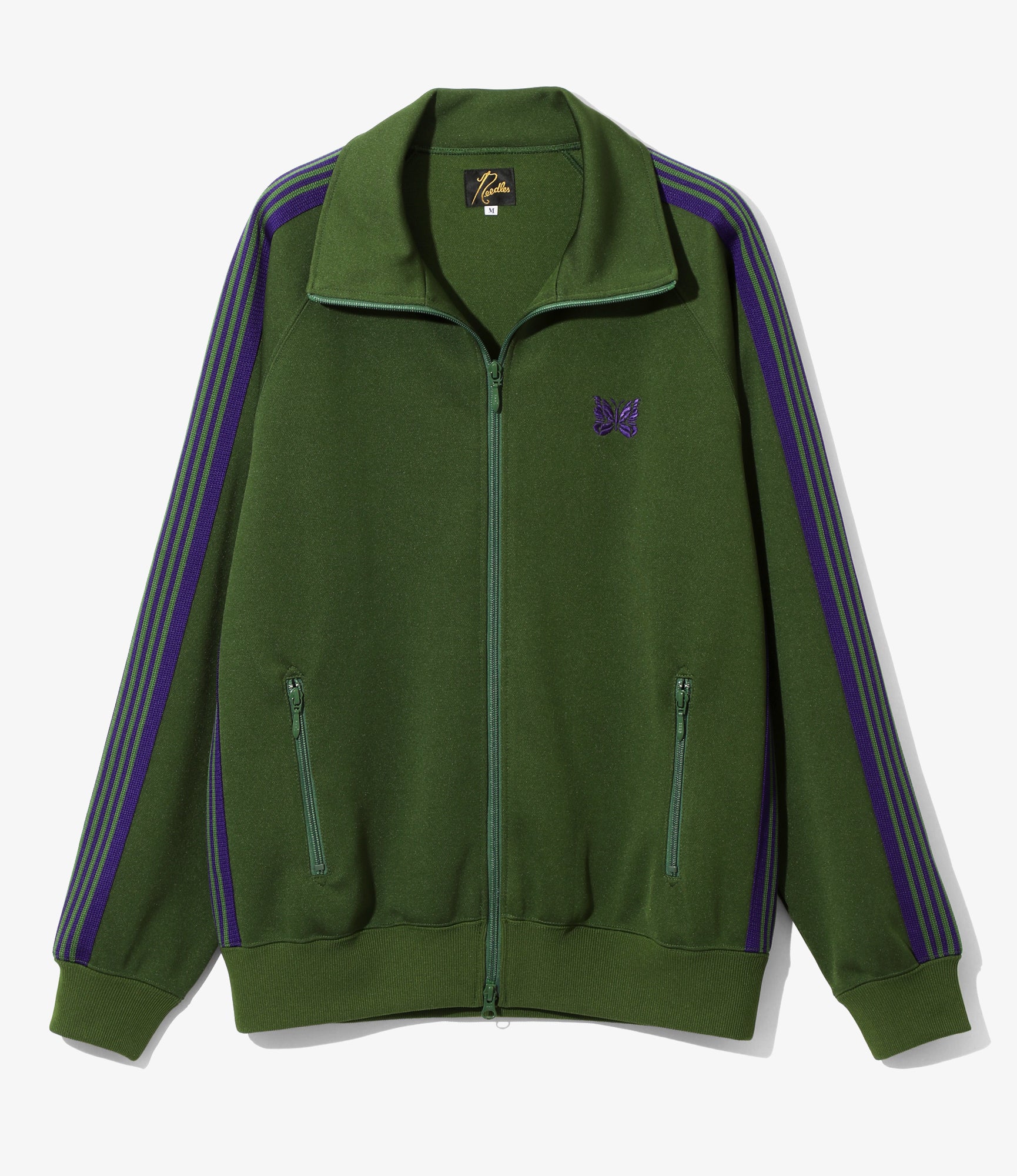 Needles Track Jacket - Poly Smooth - Ivy Green | Nepenthes London