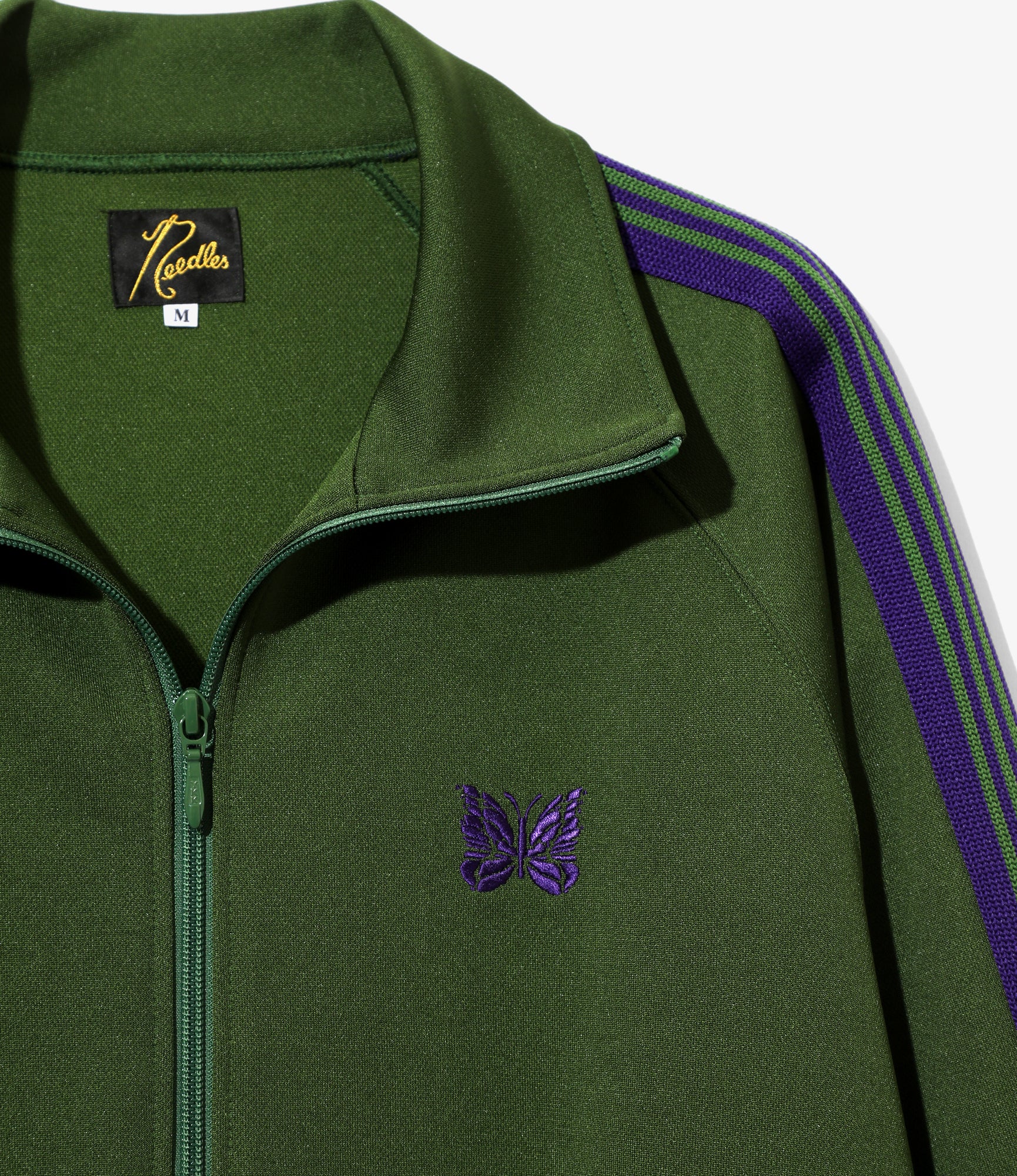 Needles Track Jacket - Poly Smooth - Ivy Green