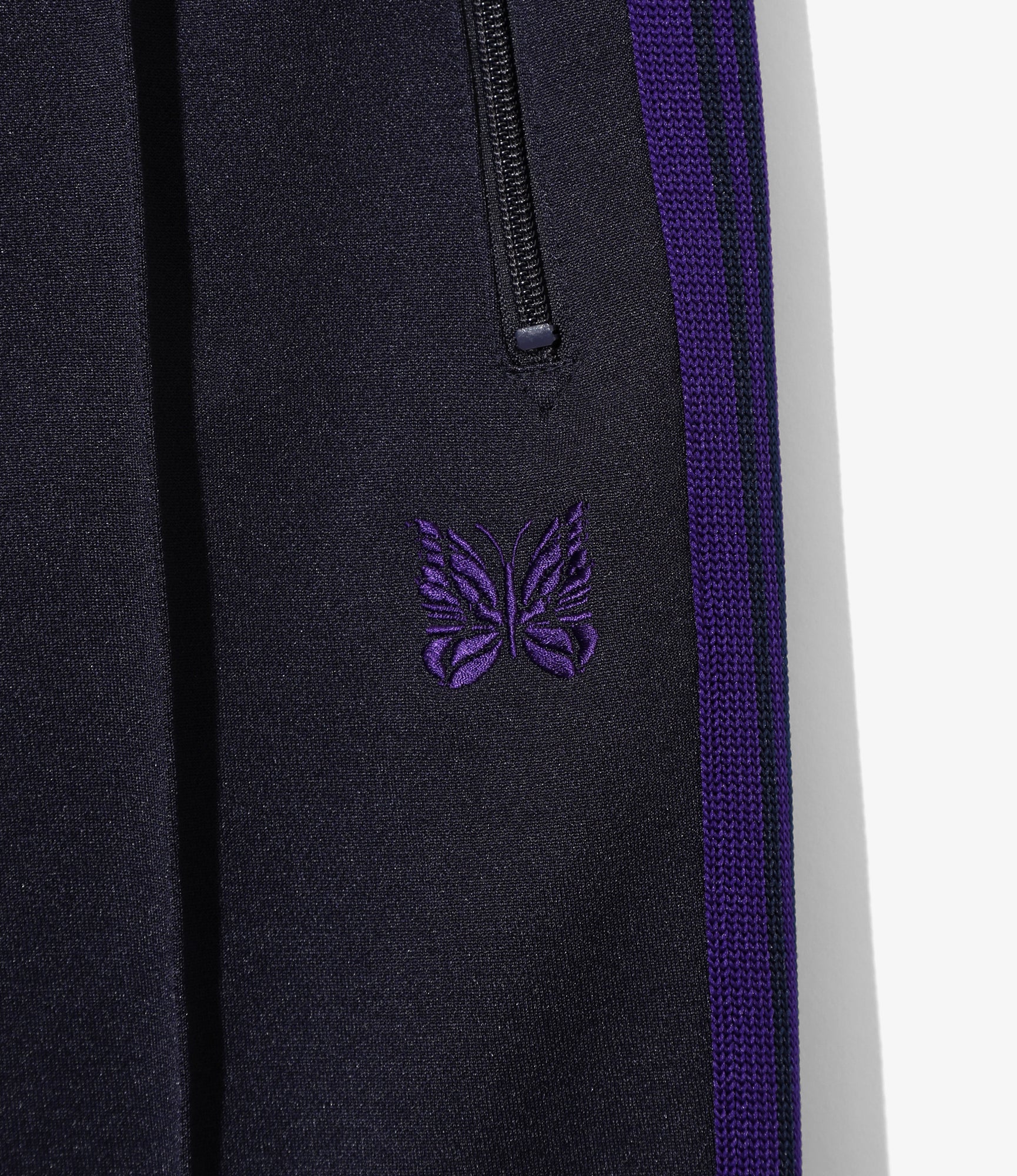 Needles Track Pant - Poly Smooth - Navy | Nepenthes London