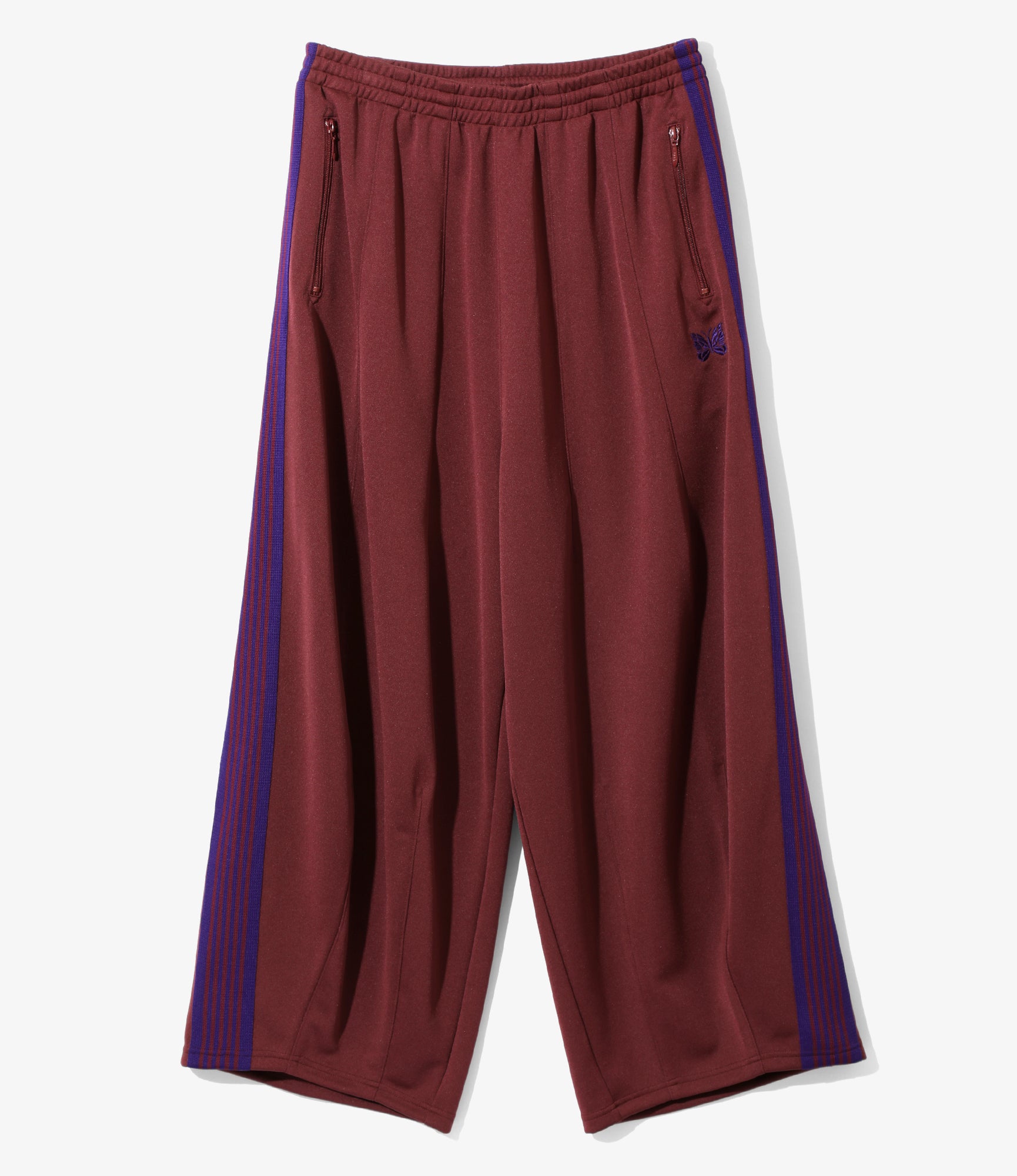 Needles H.D. Track Pant - Poly Smooth - Wine