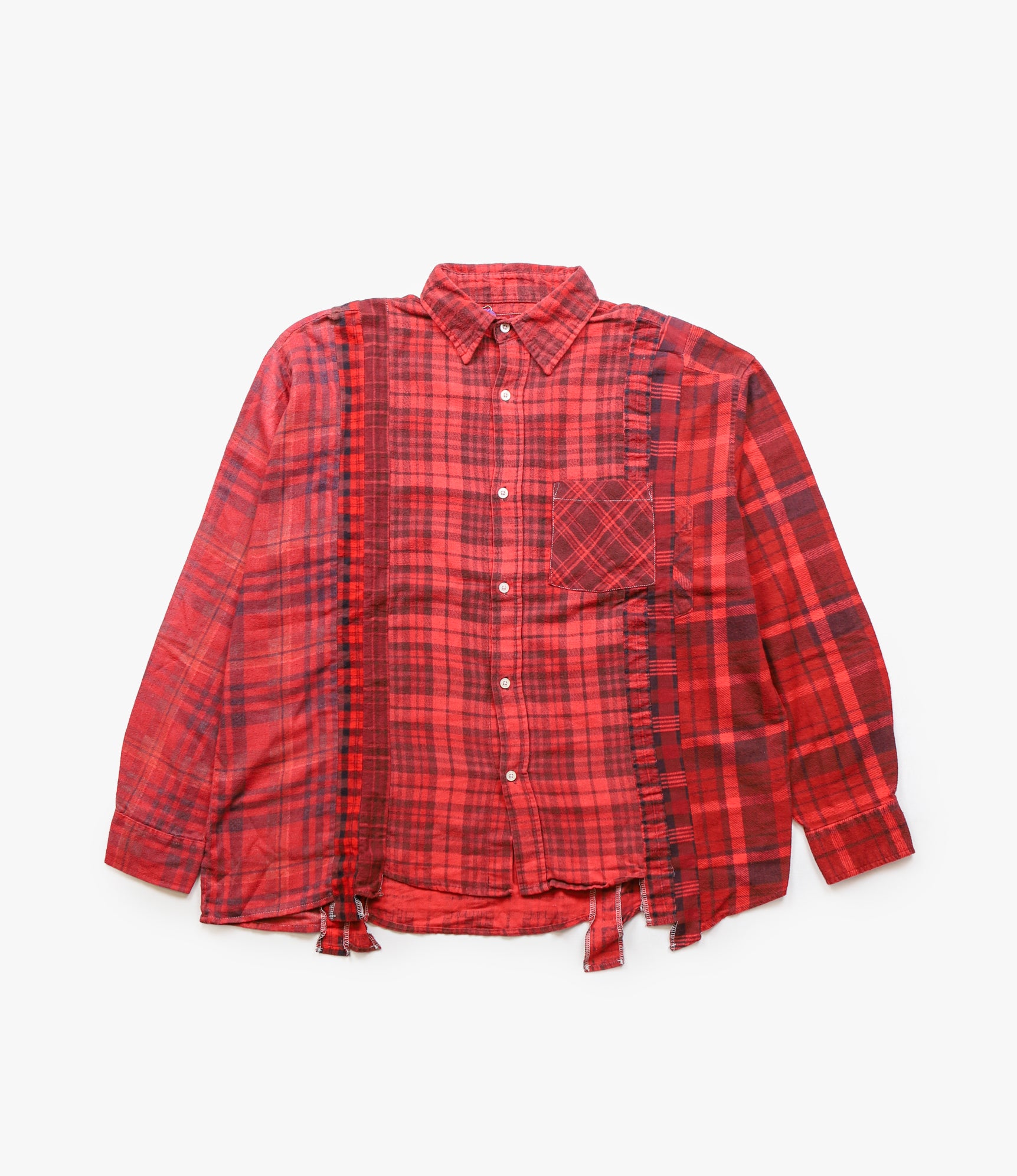 7 Cuts Shirt – Red Overdyed Flannel