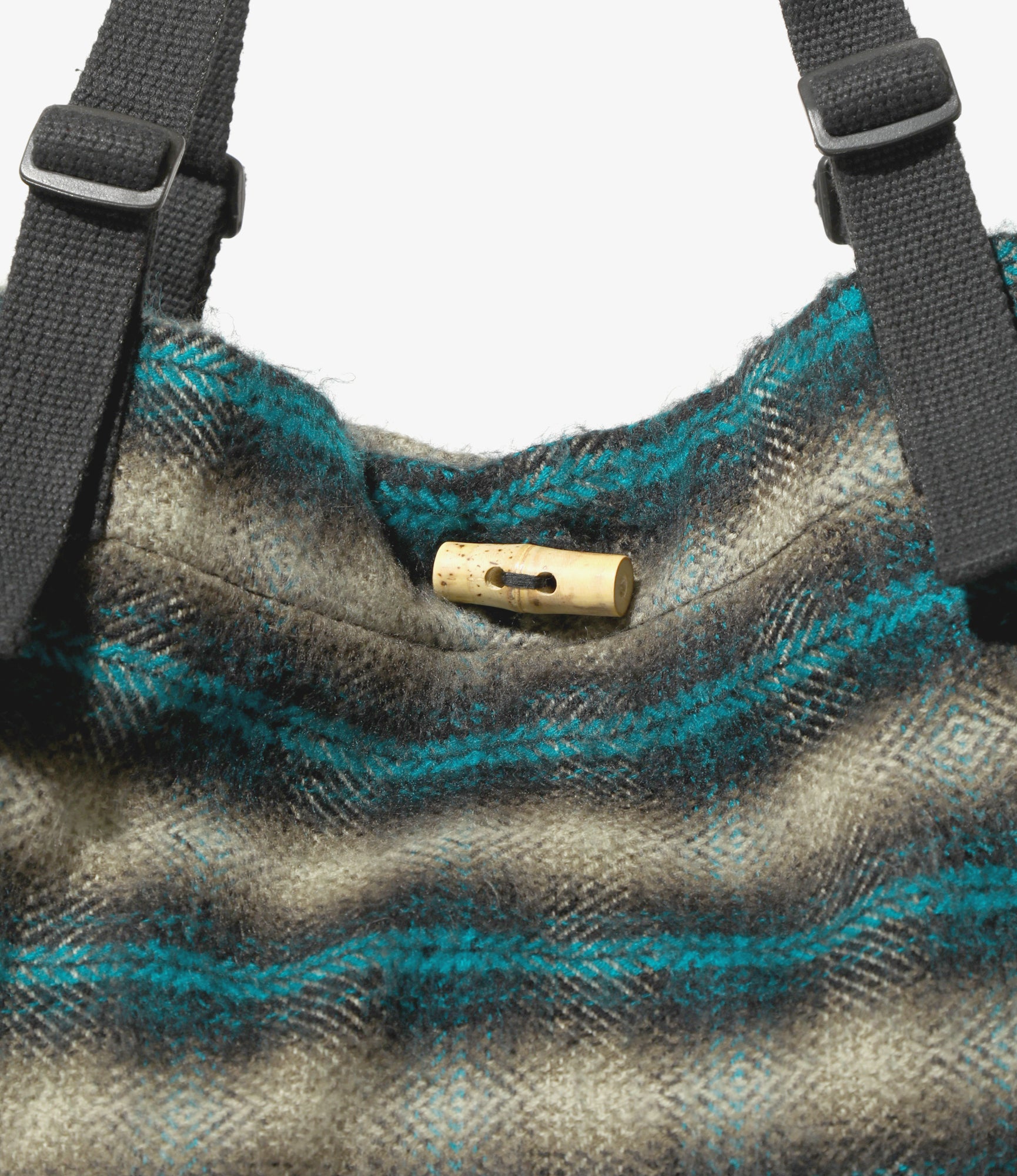 South2 West8 Canal Park Tote - Acrylic Plaid - Emerald/Black