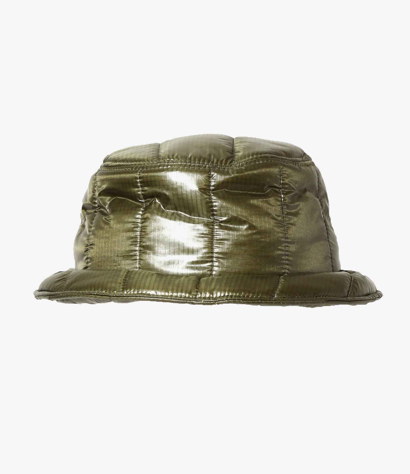South2 West8 Quilted Bucket Hat - Nylon Ripstop - Olive