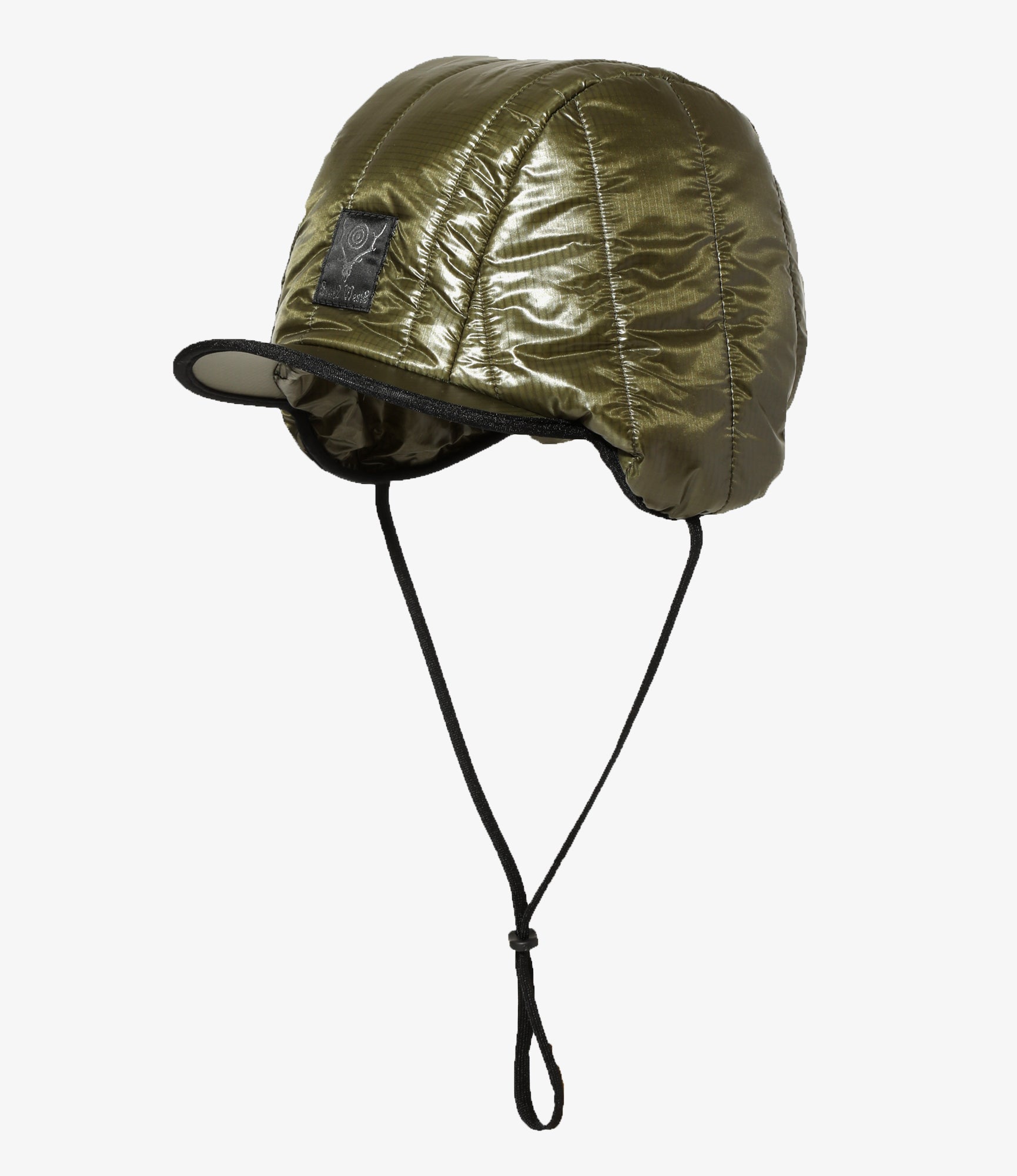 South2 West8 Quilted Cap - Nylon Ripstop - Olive