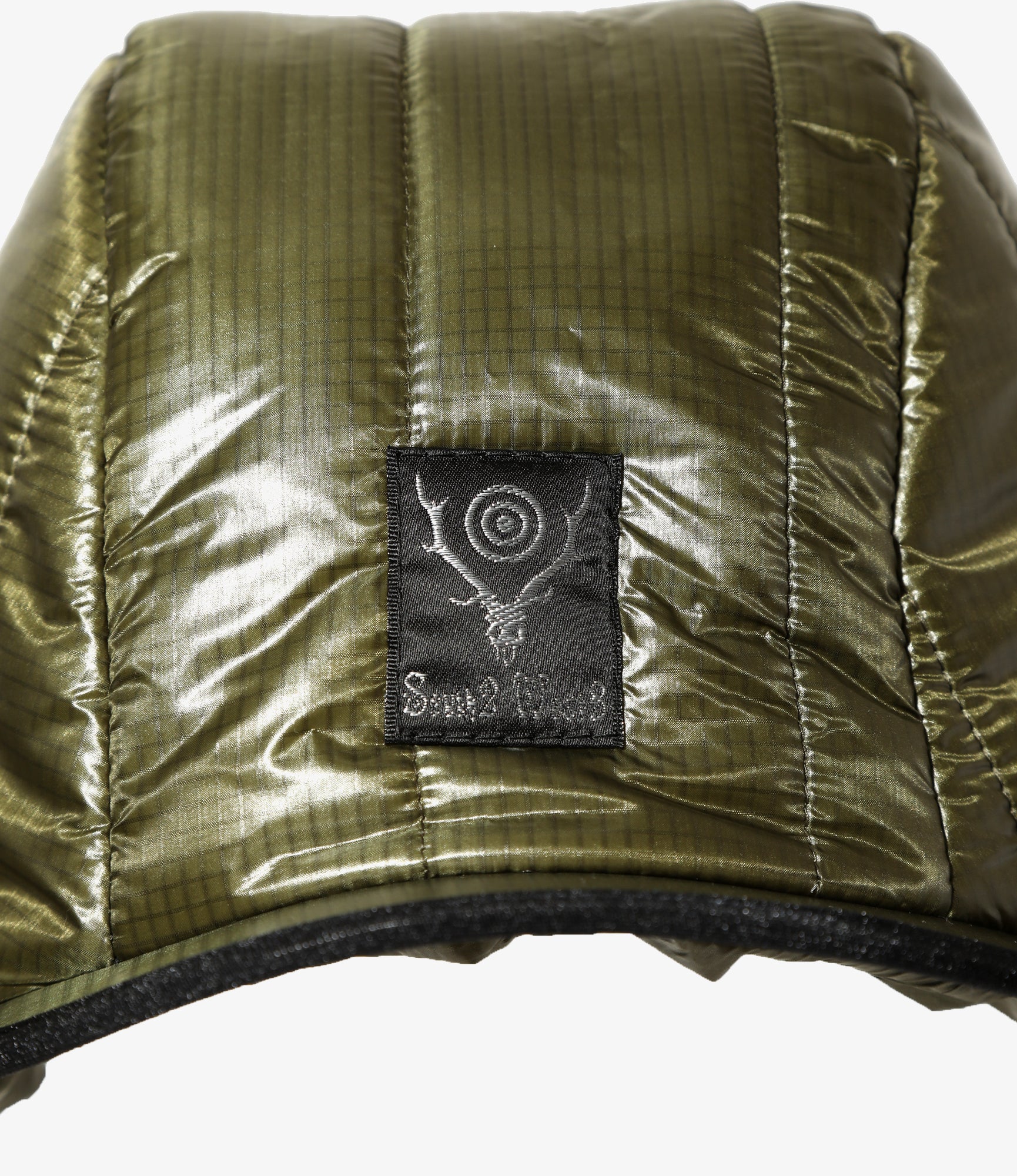 South2 West8 Quilted Cap - Nylon Ripstop - Olive