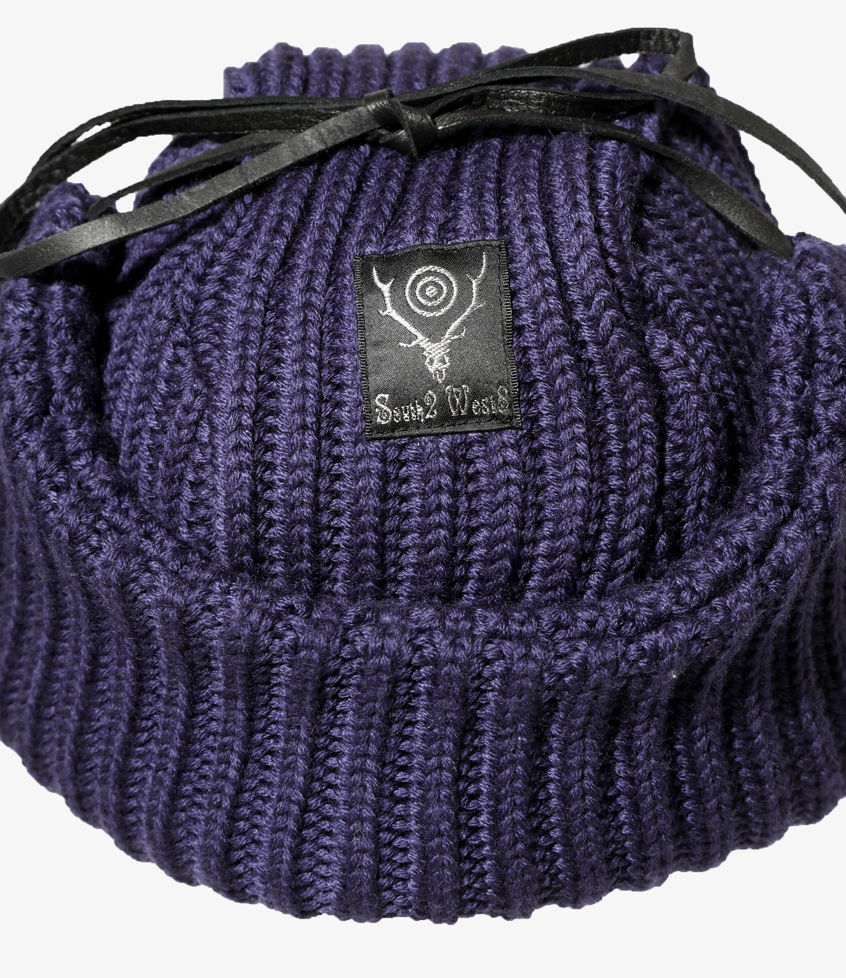 South2 West8 Bomber Cap - W/A Knit - Purple