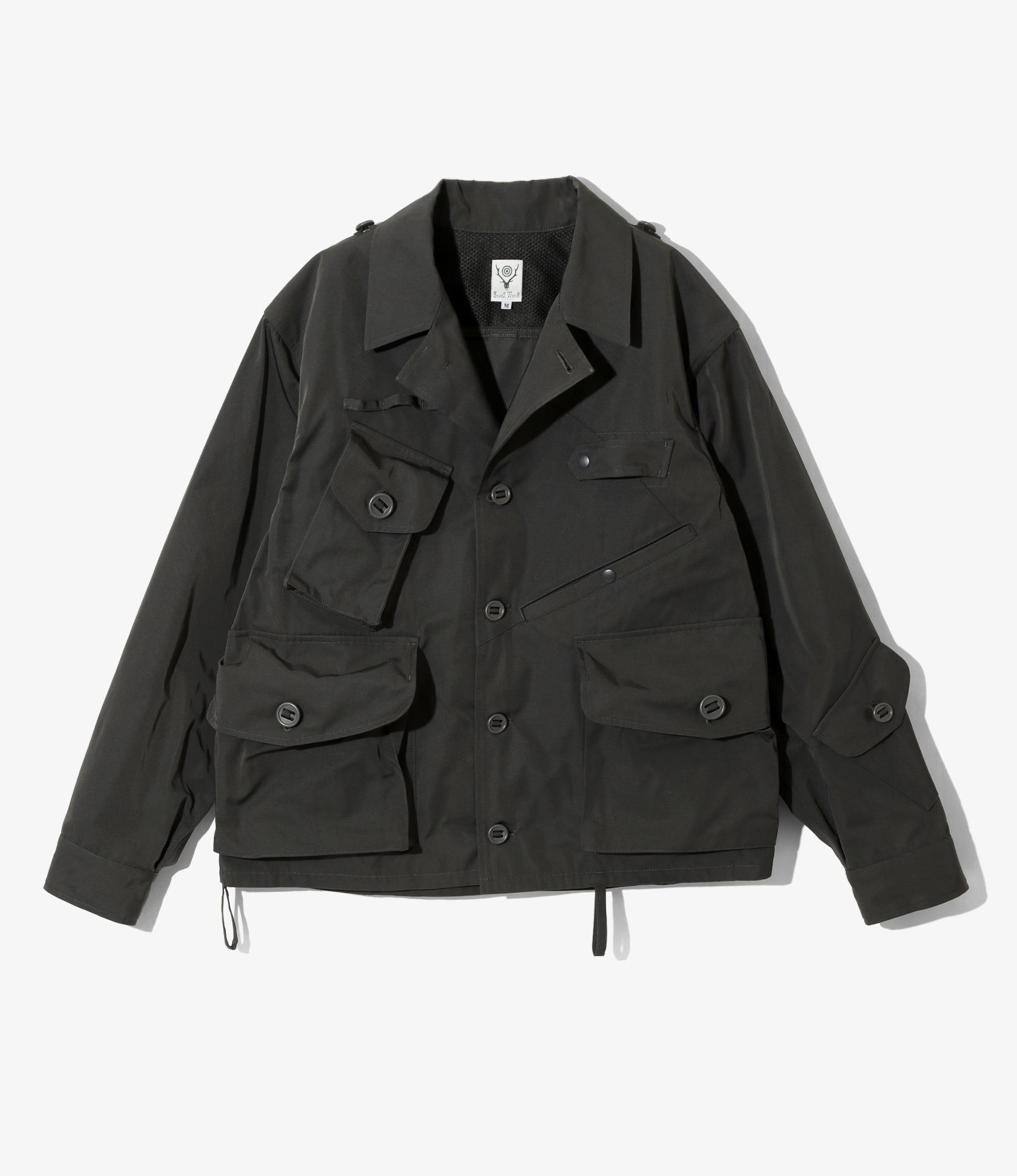 South2 West8 Tenkara Shirt - Poly Gabardine - Charcoal