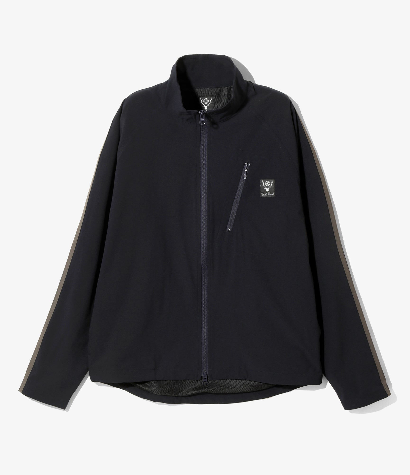 South2 West8 L/S S.L. Zipped Trail Shirt - Poly Ripstop - Navy