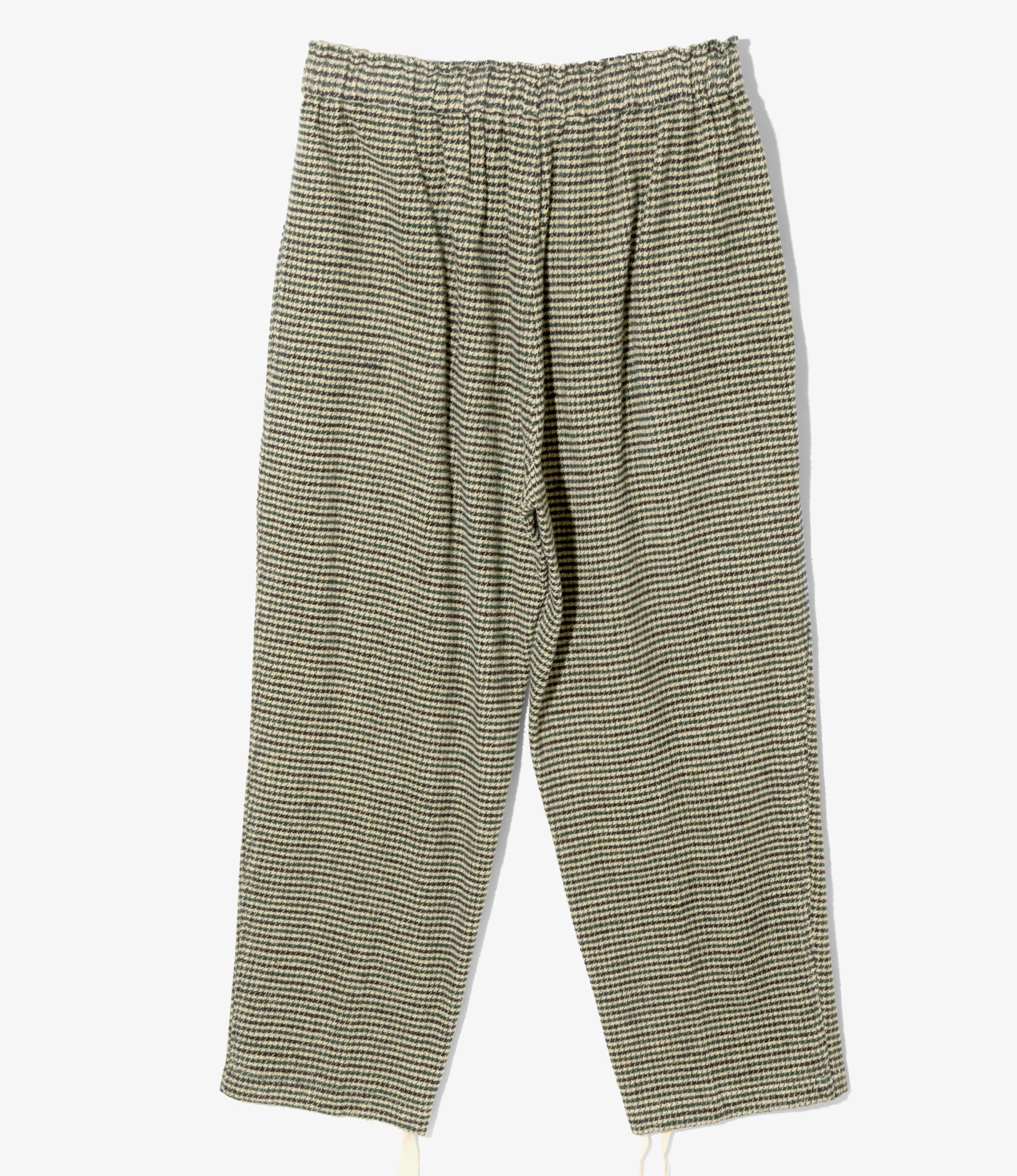 South2 West8 Army String Pant - Cotton Flannel / Houndstooth - Grn/Beg/Blk