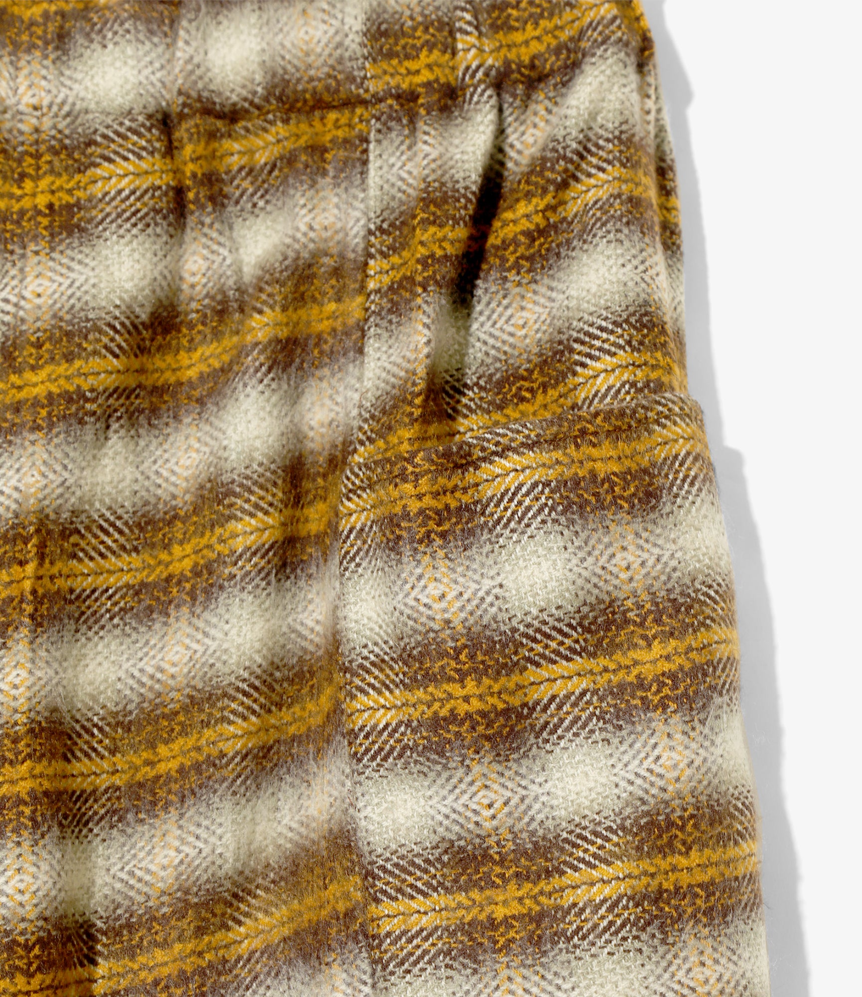South2 West8 Army String Pant - Acrylic Plaid - Yellow/Brown