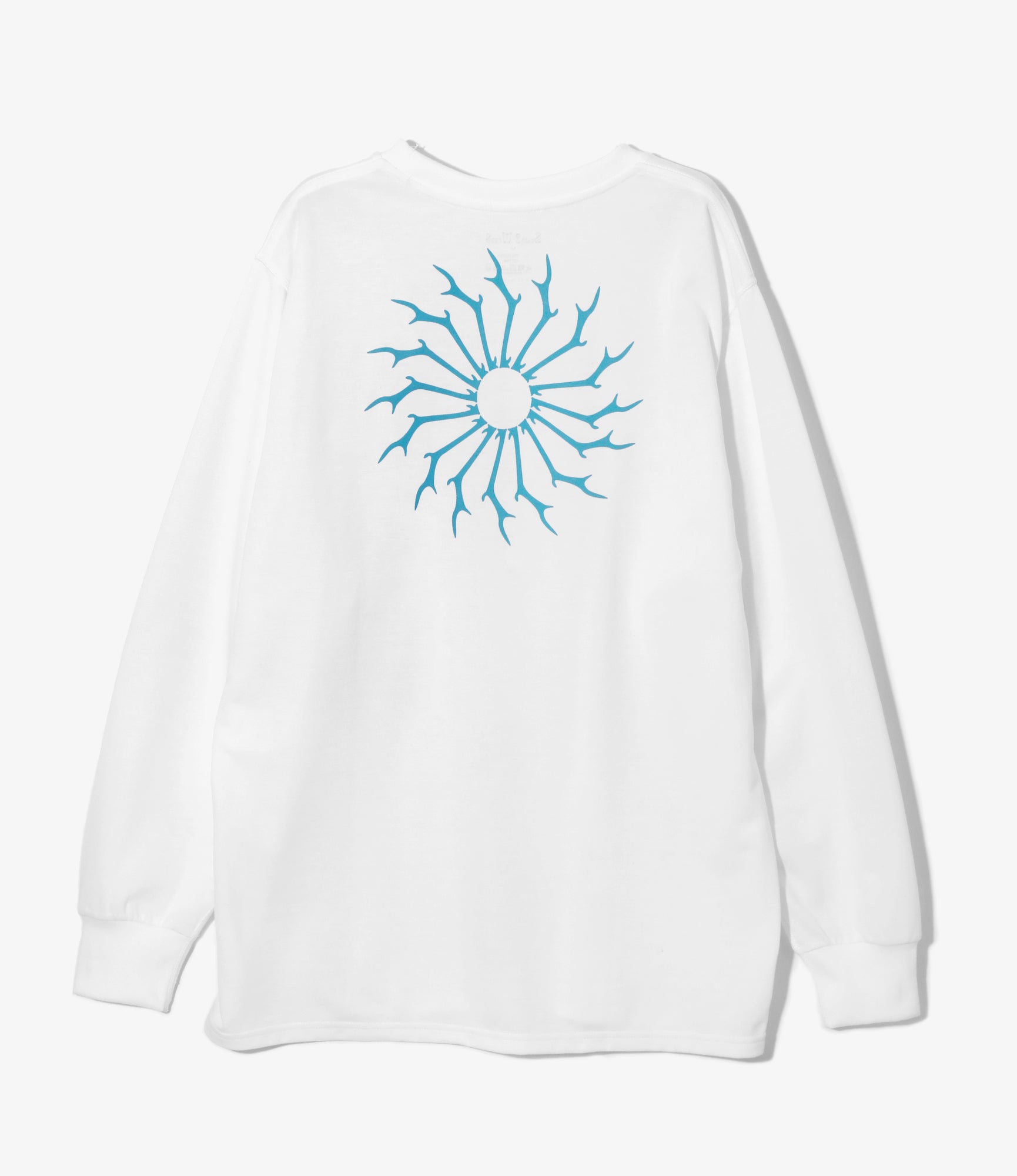 South2 West8 L/S Round Pocket Tee - Circle Horn - White