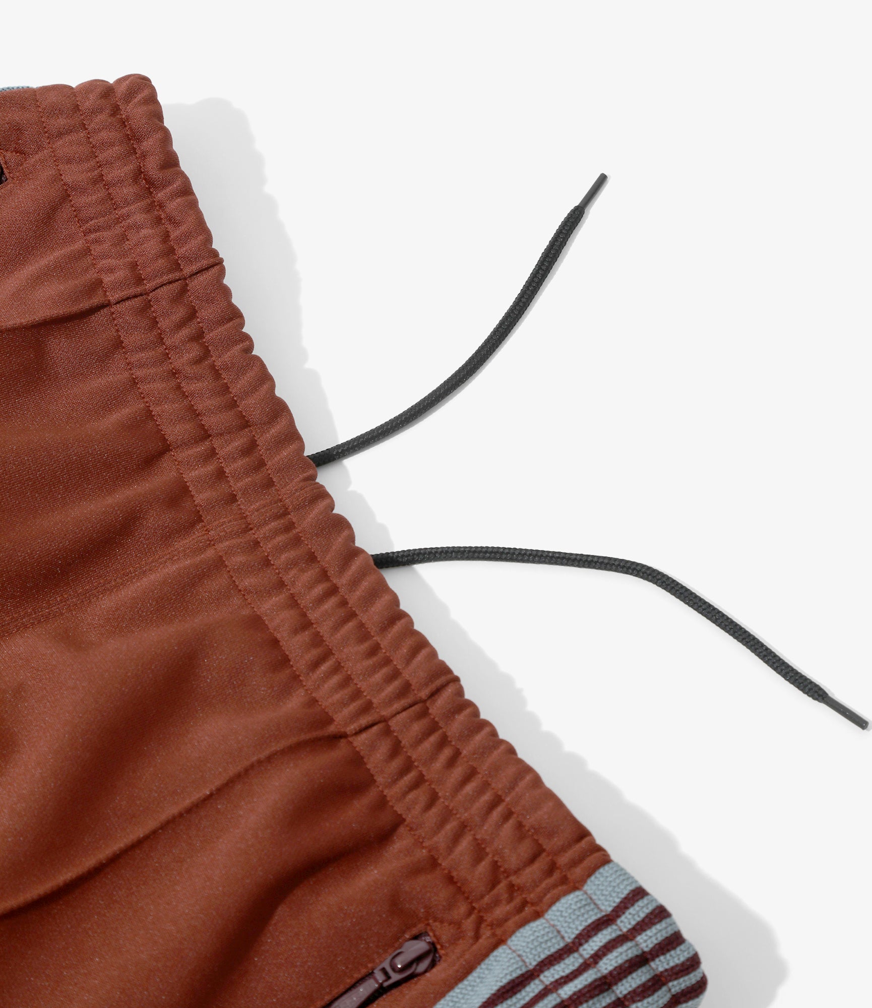 Narrow Track Pant – Rust Smooth Polyester