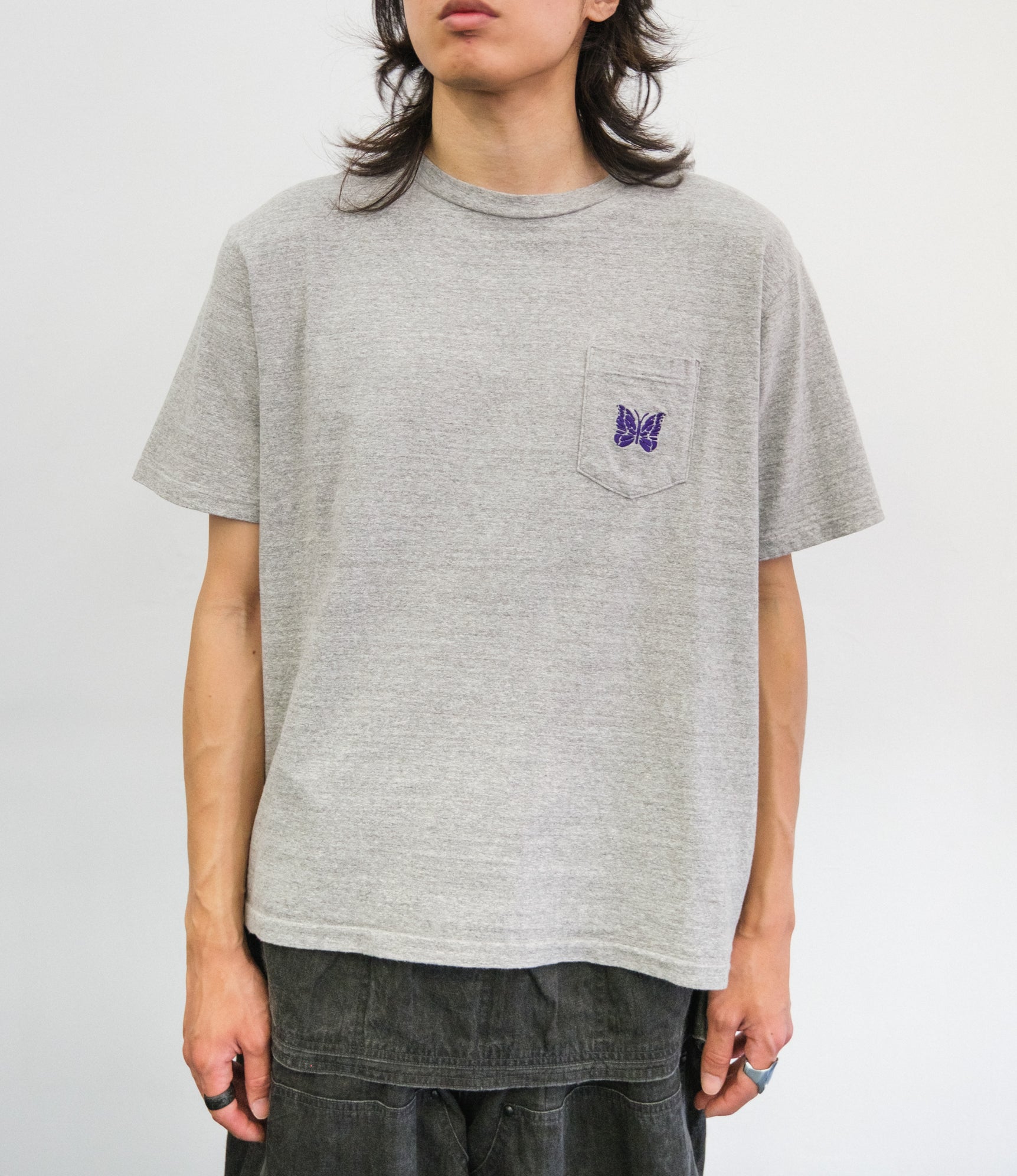 Pocket T-Shirt – Heather Grey Jersey
