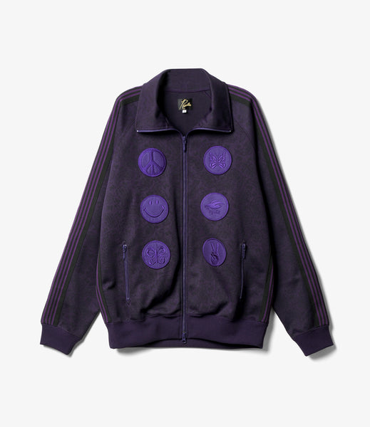 Track Jacket – Purple Jacquard | Needles × Albino & Preto