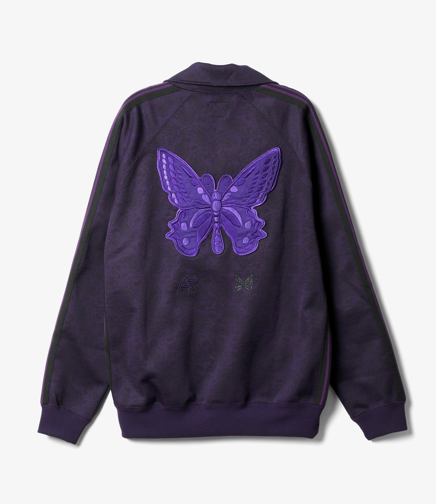 Track Jacket – Purple Paisley Jacquard