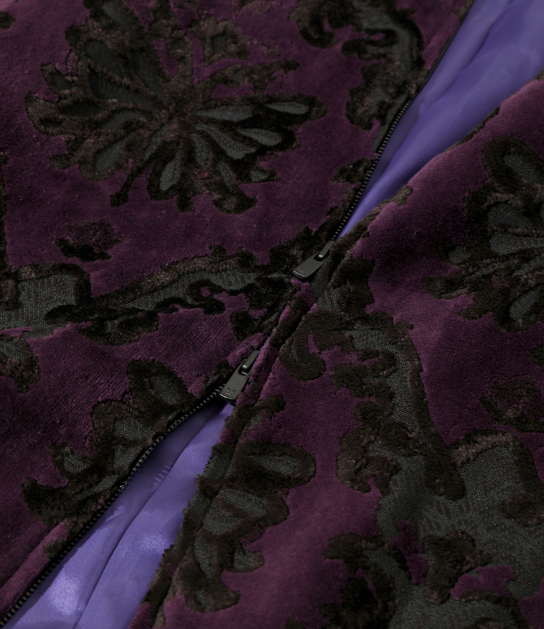 BB Jacket – Purple Papillon Jacquard Pile