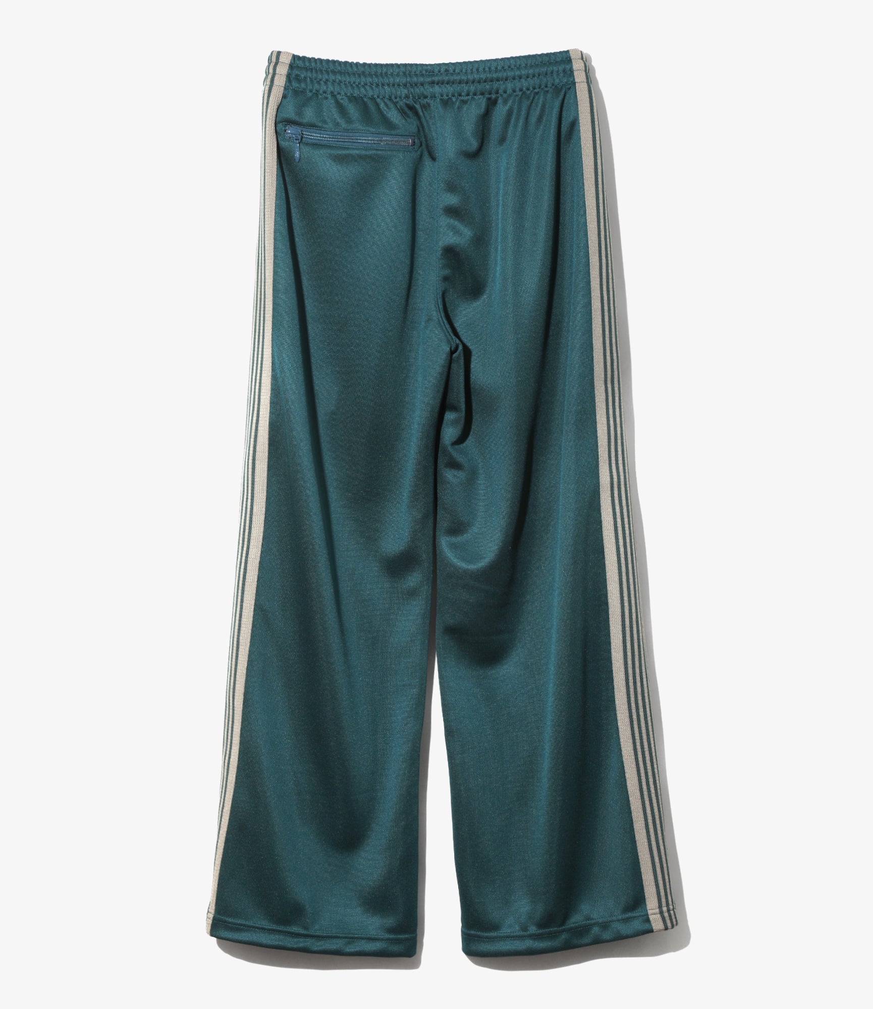 Baggy Track Pant – Green Poly Smooth