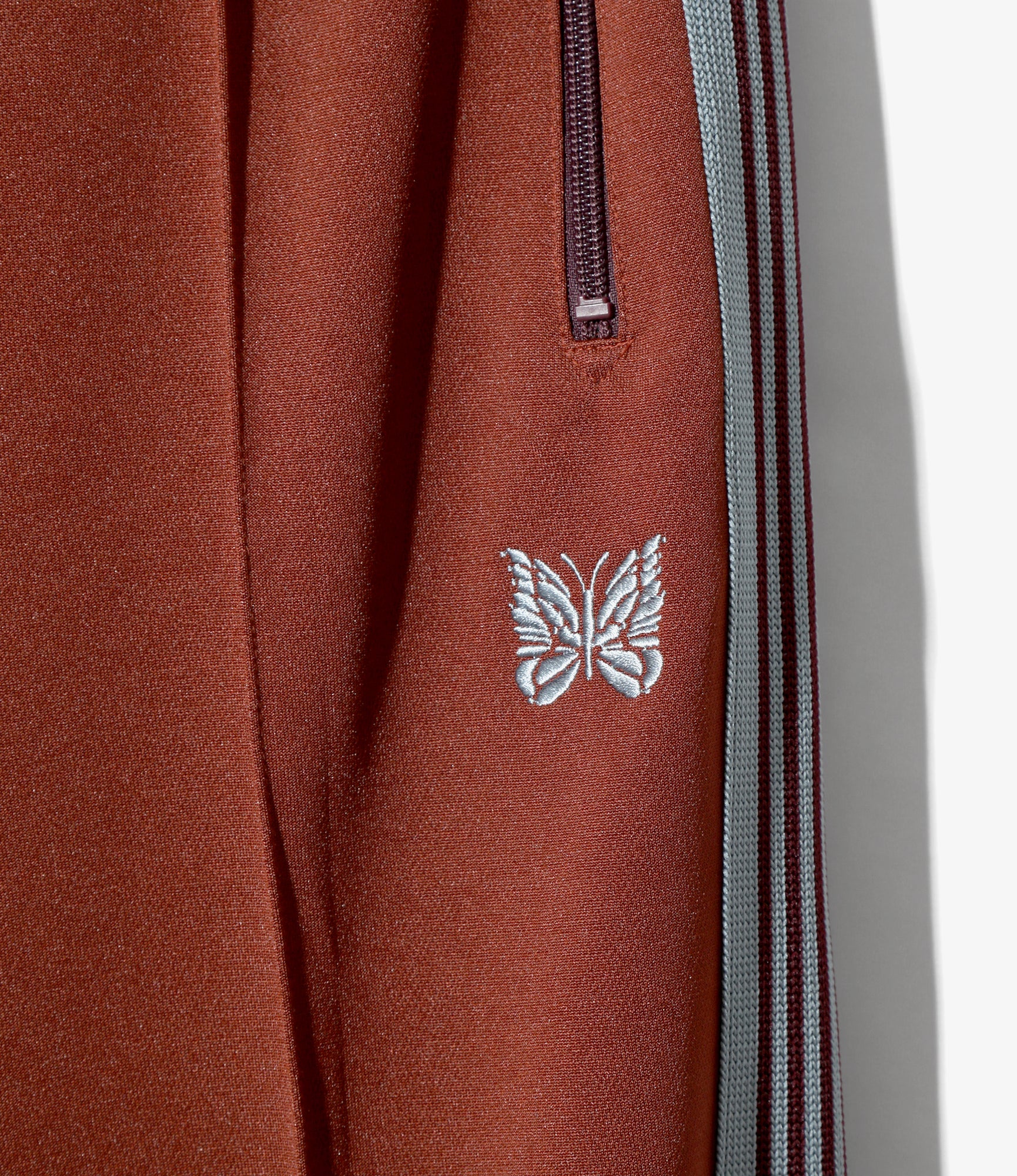 Baggy Track Pant – Rust Poly Smooth