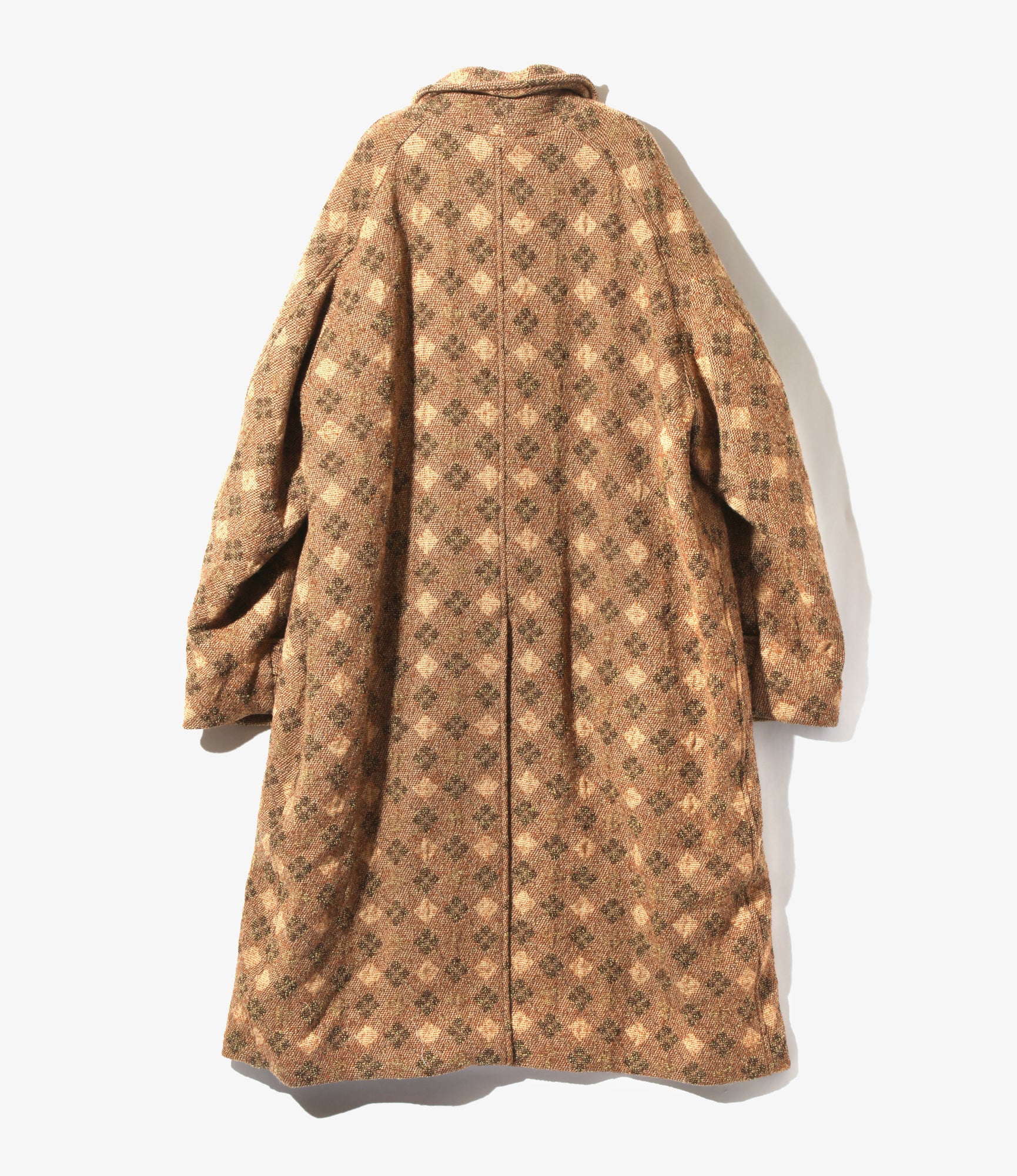 Balcollar Coat – Brown Argyle Jacquard