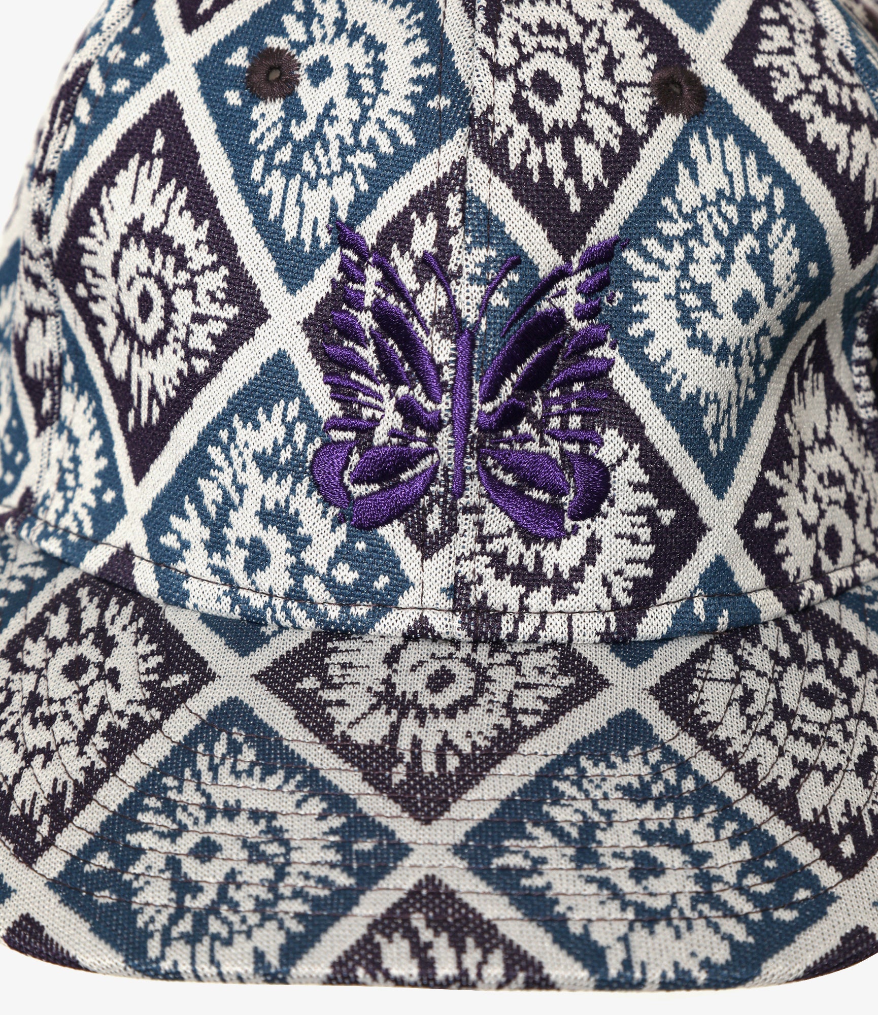 Baseball Cap – Blue/Purple Jacquard