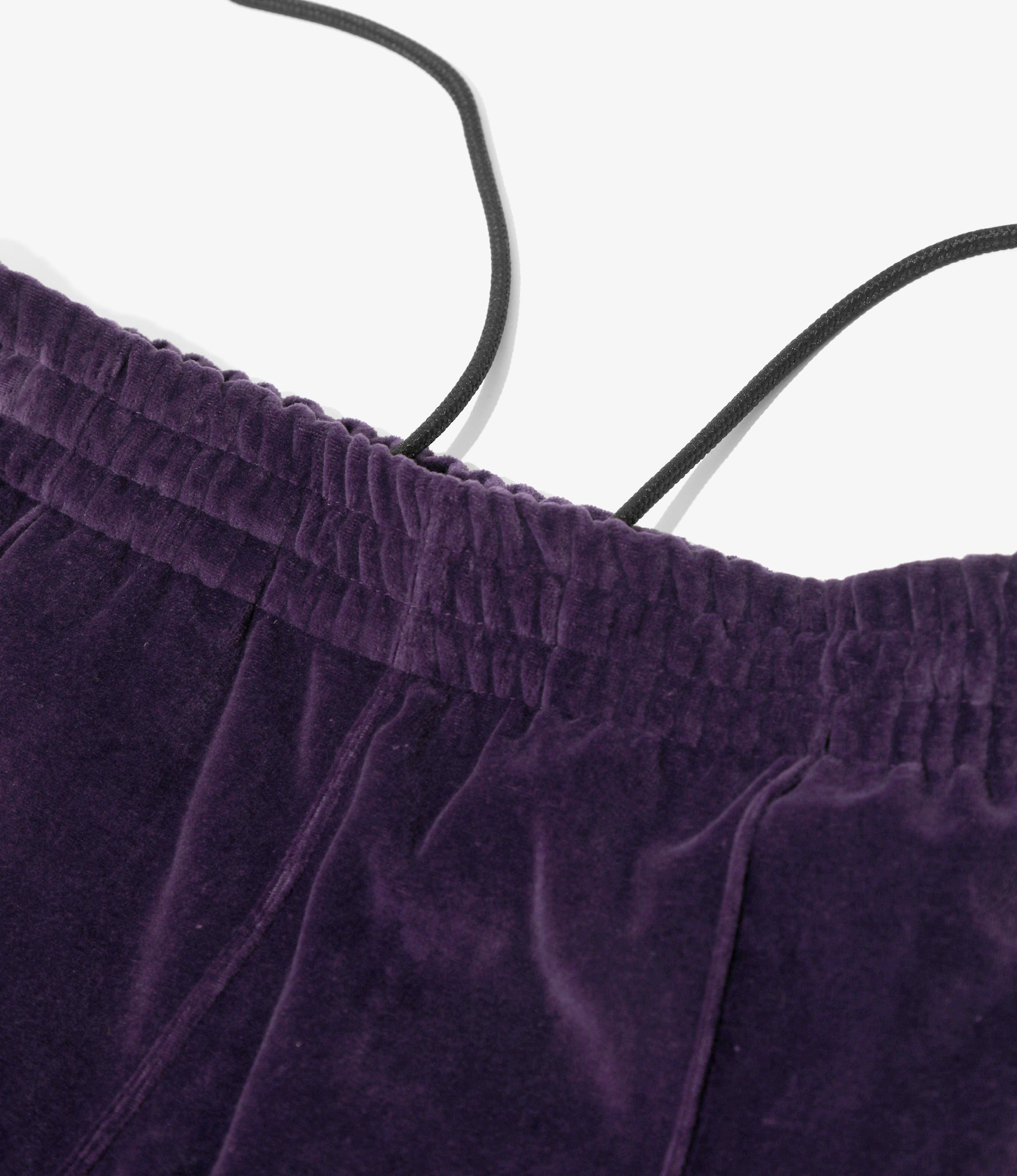 Boot-Cut Track Pant – Purple Velour