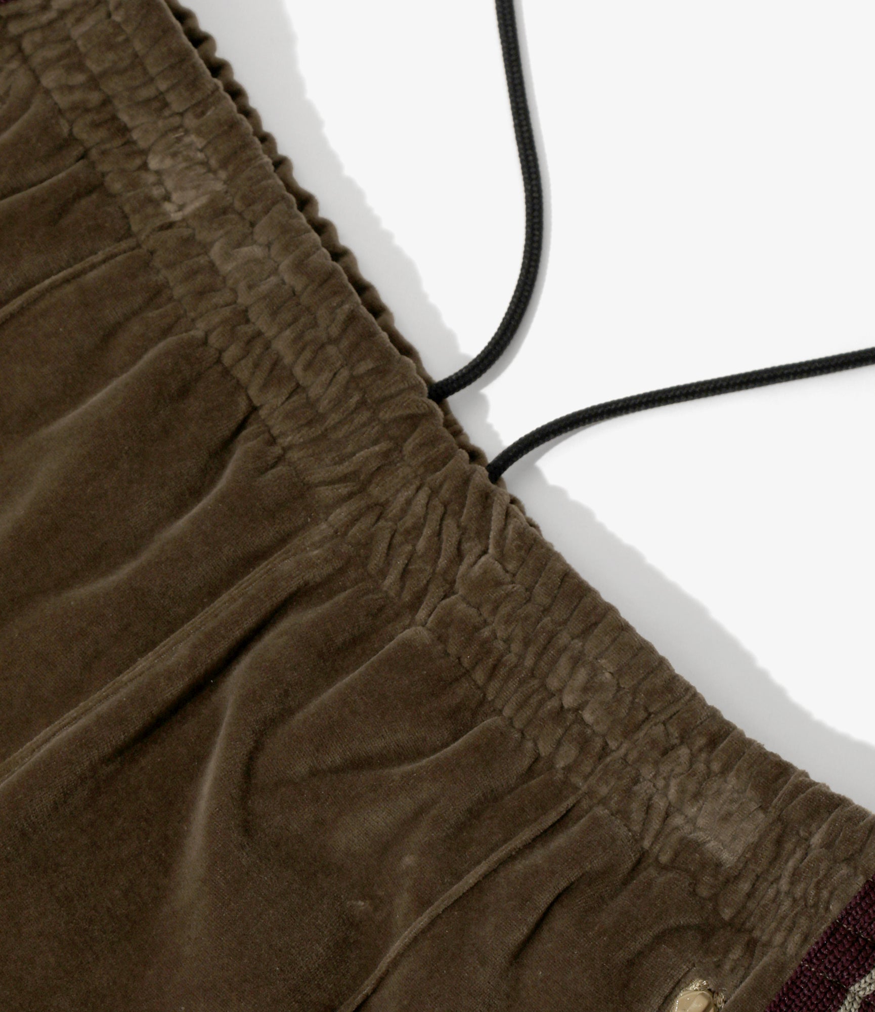 Boot-Cut Track Pant – Taupe Velour