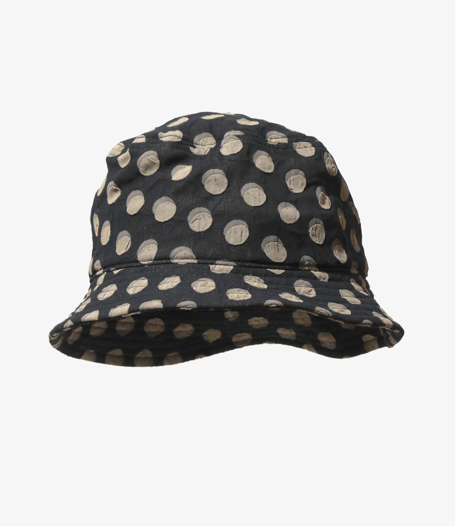 Bucket Hat – Polka Dot Jacquard Polyester