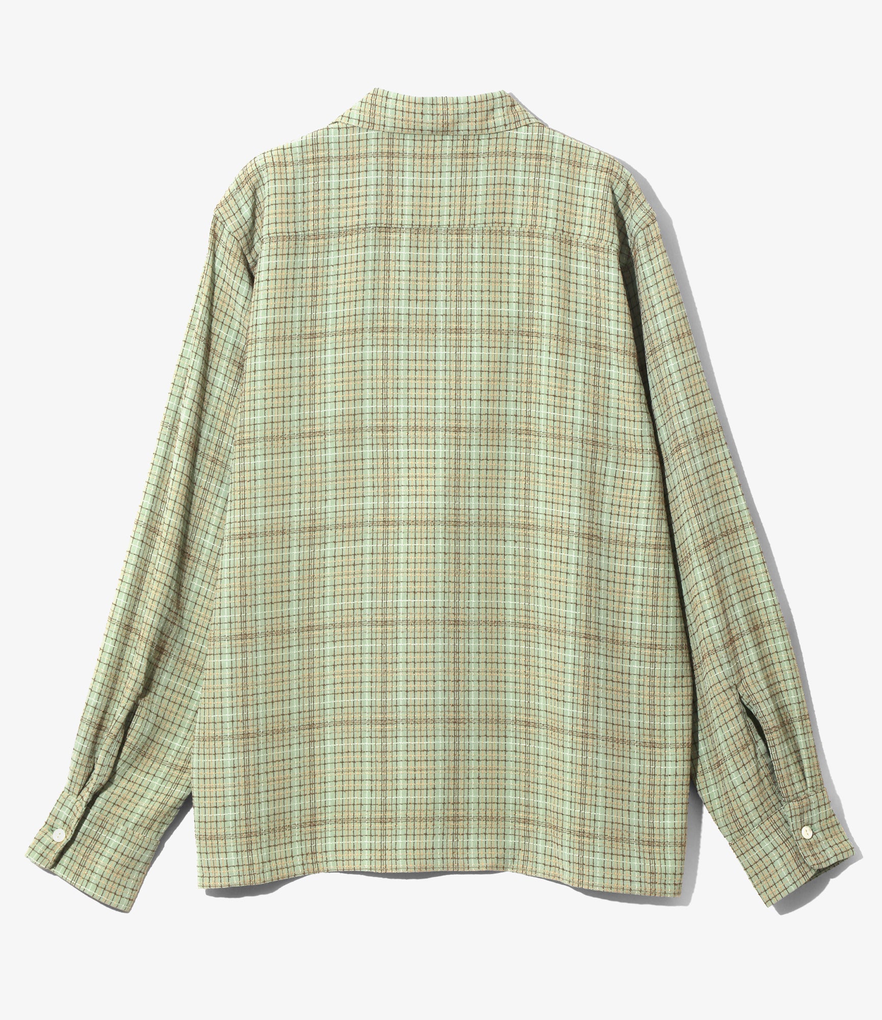Classic Shirt – Mint Grid Dobby