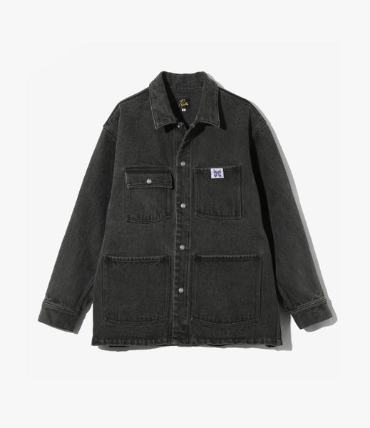 Melton Coverall Jacket ブラック YOKE River Melton Coverall Jacket [BLACK] - Fresh Service