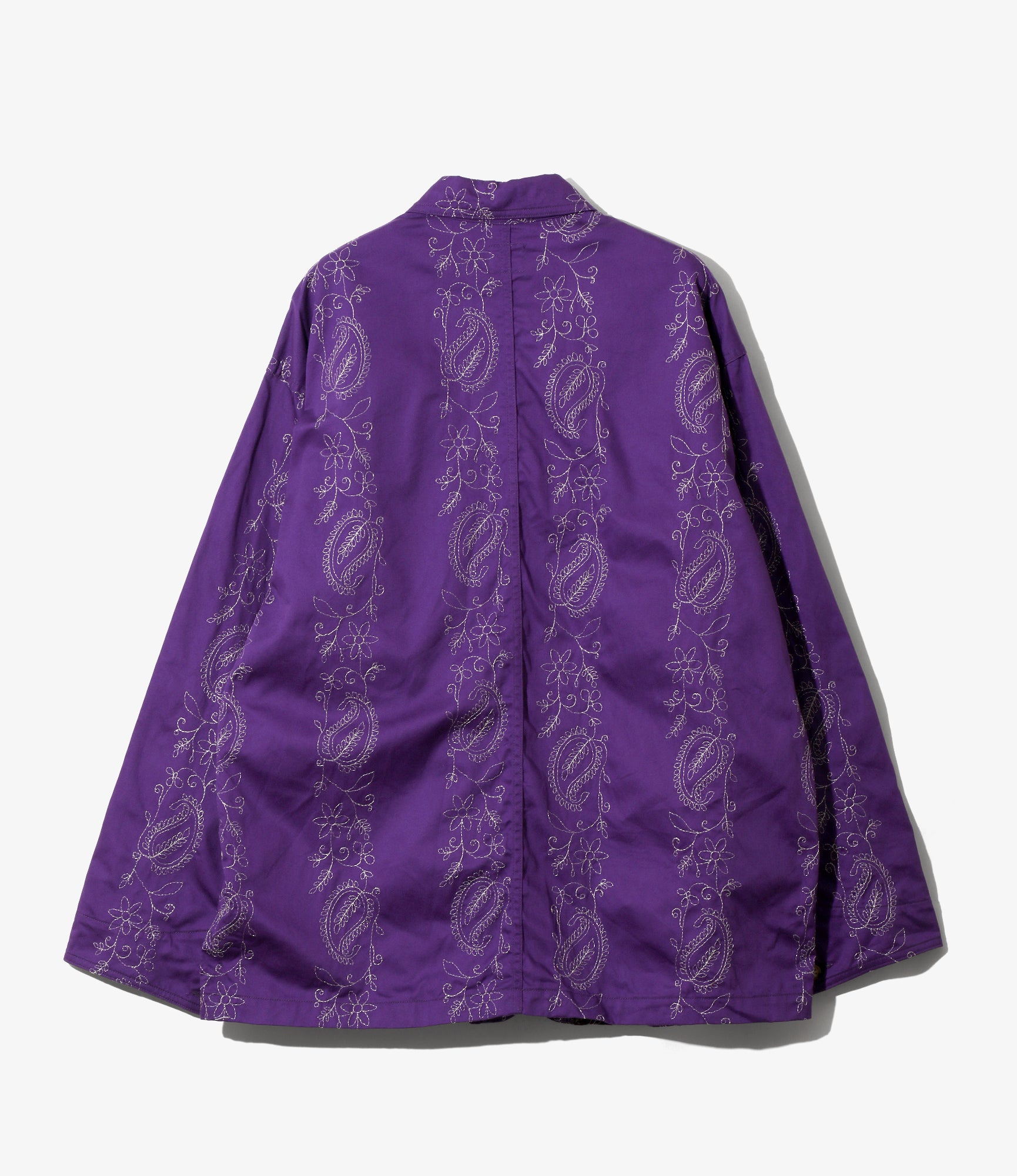 Coverall – Purple Embroidered Twill