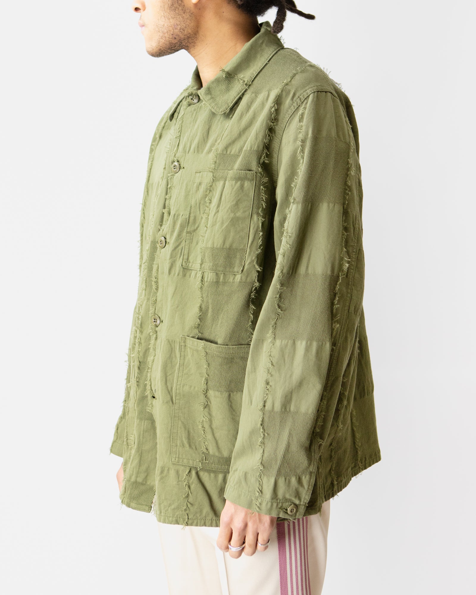 DN Coverall – Olive Cut Jacquard Ripstop Cotton