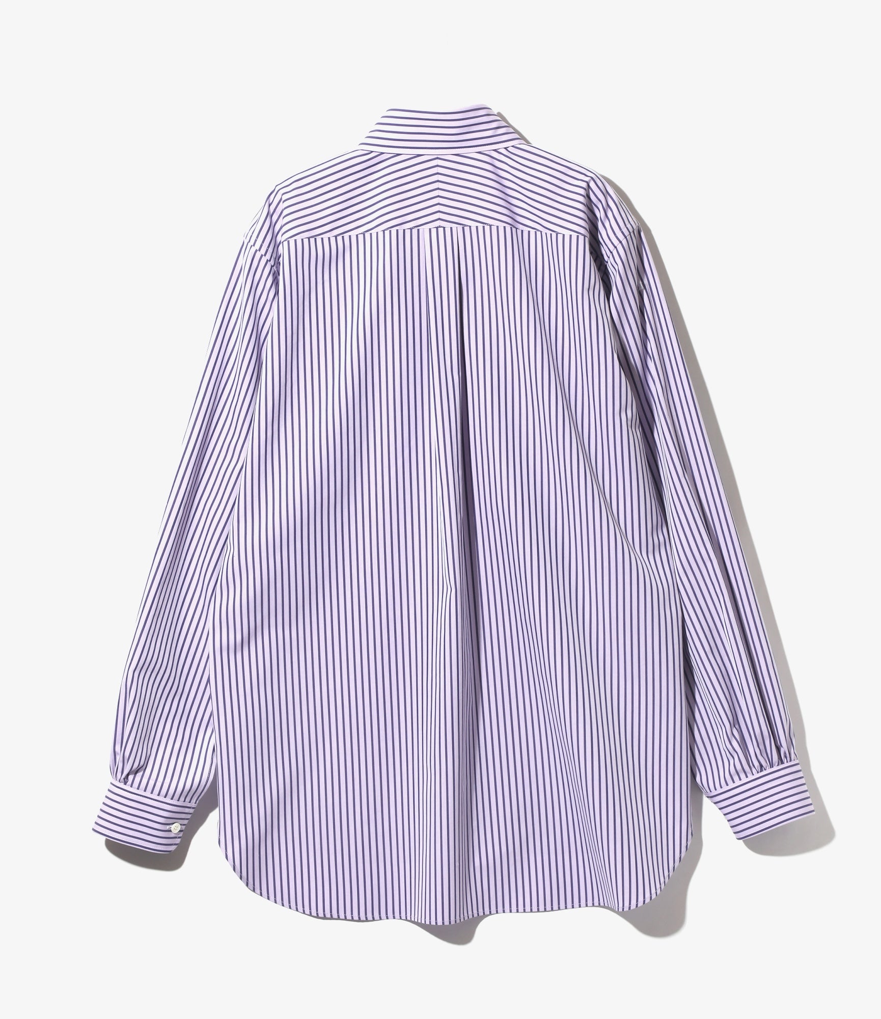 EDW Shirt – Purple Cotton Stripe Cloth