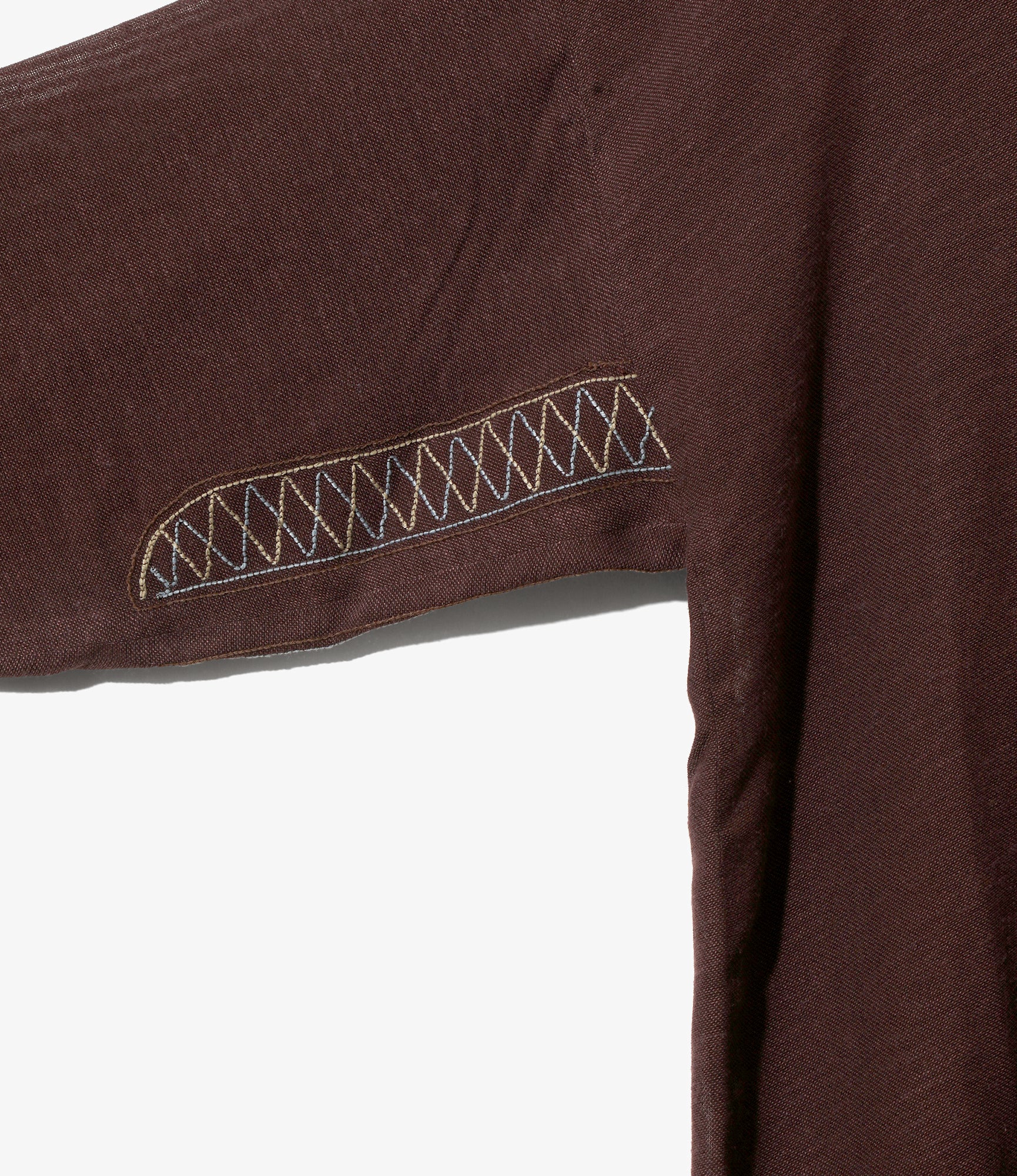 Embroidered Tunic – Burgundy Gauze