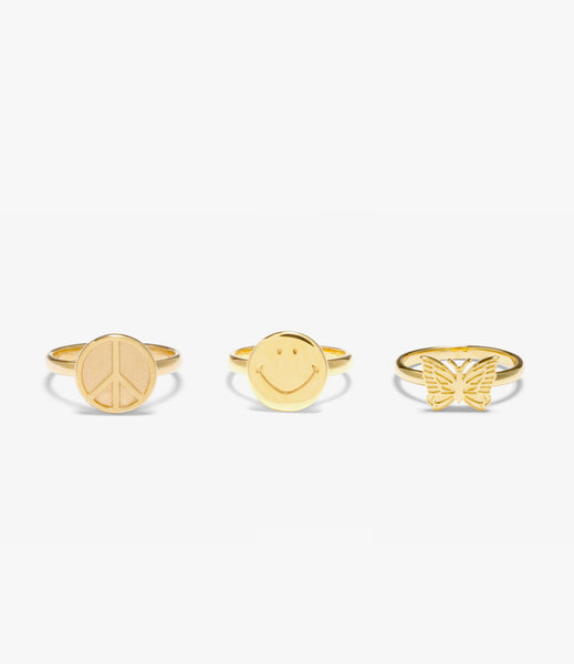 Needles RING - GOLD PLATE 19号 Needles-Gold-Plate-