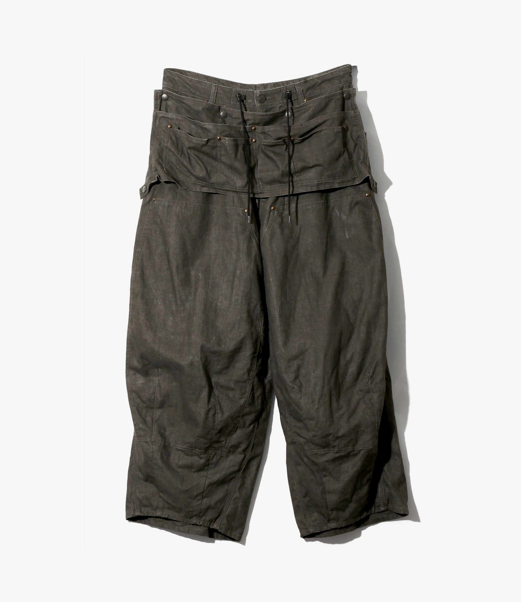 H.D. Apron Painter Pant – Black Sumi-Dyed Canvas