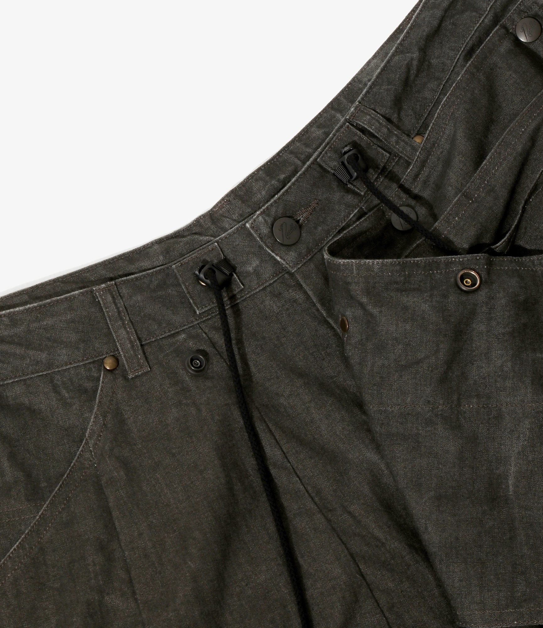 H.D. Apron Painter Pant – Black Sumi-Dyed Canvas
