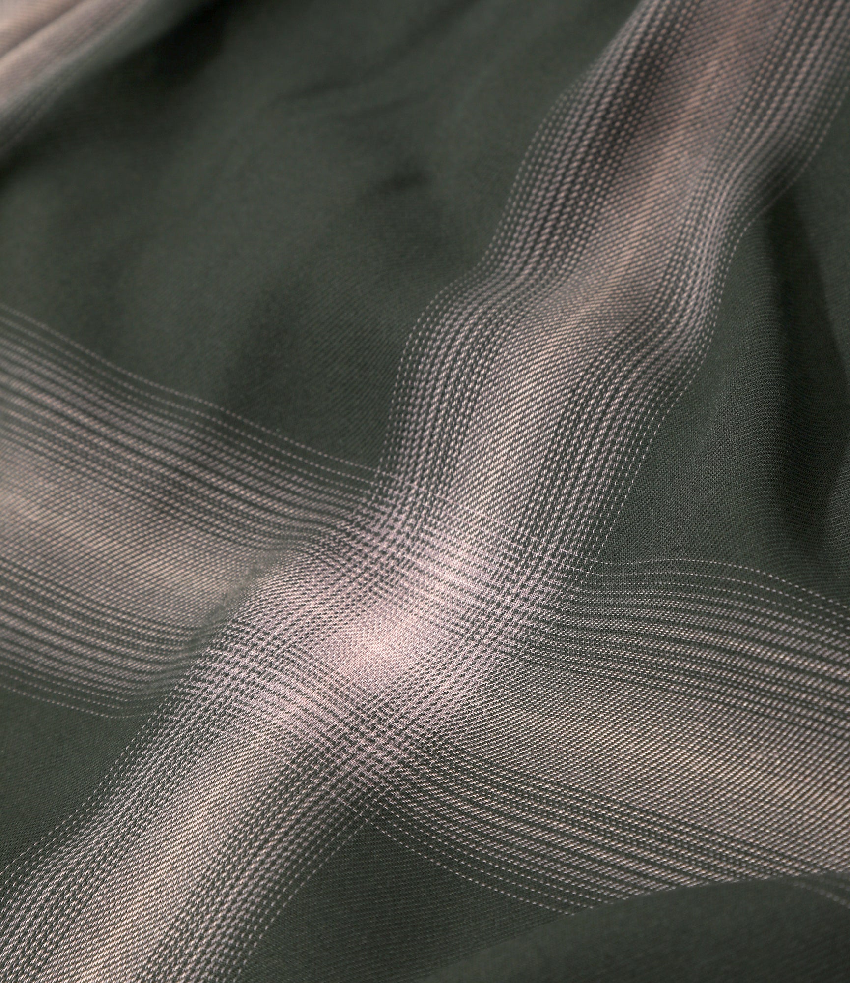 H.D. Pant – Green Plaid Rayon