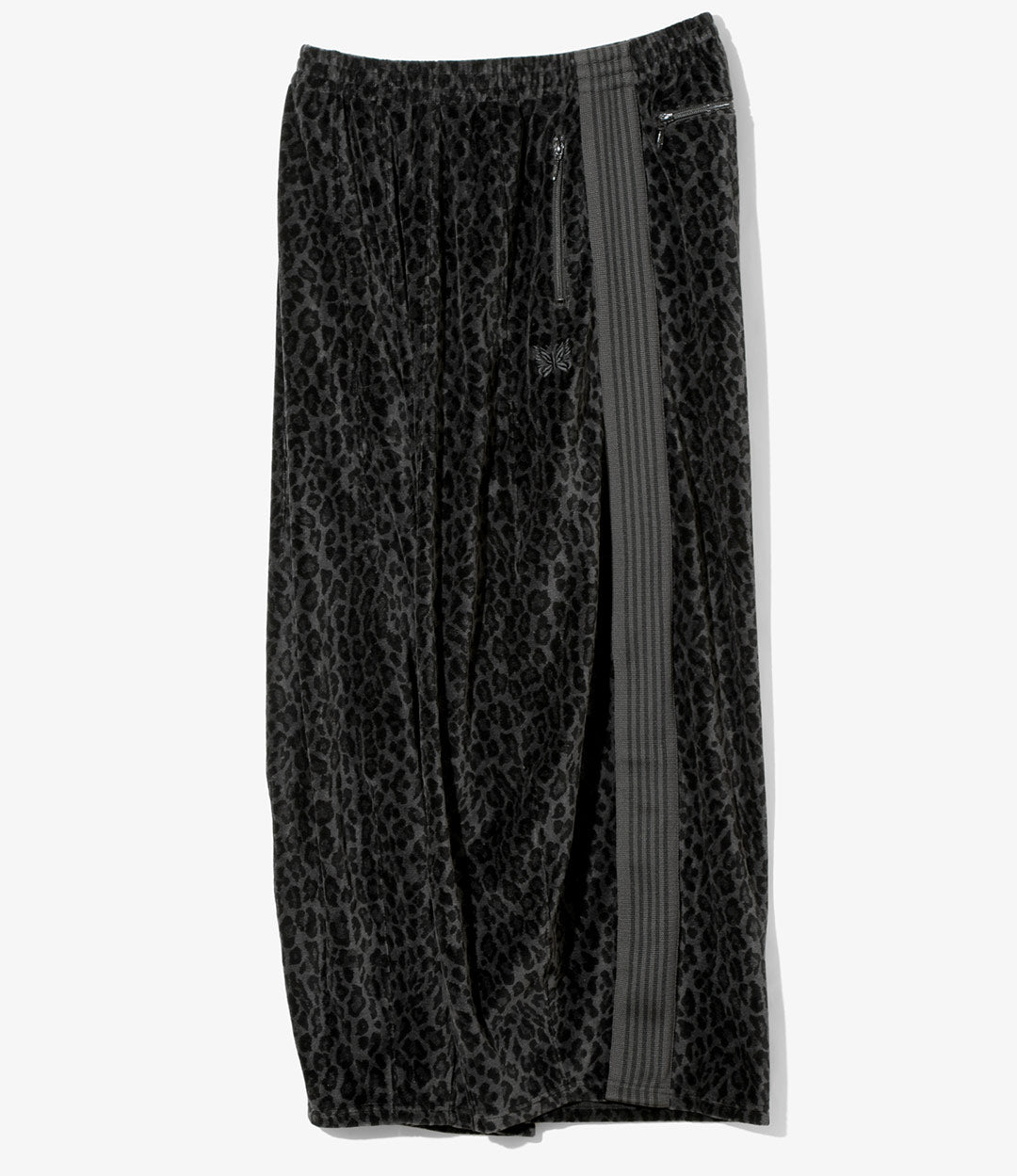 HD Track Pant – Black Leopard Velour