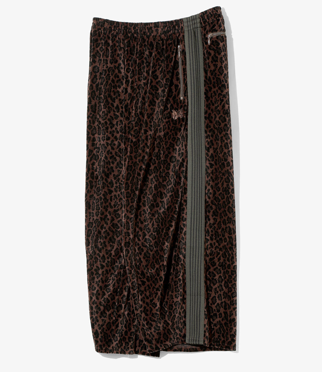 HD Track Pant – Brown Leopard Velour